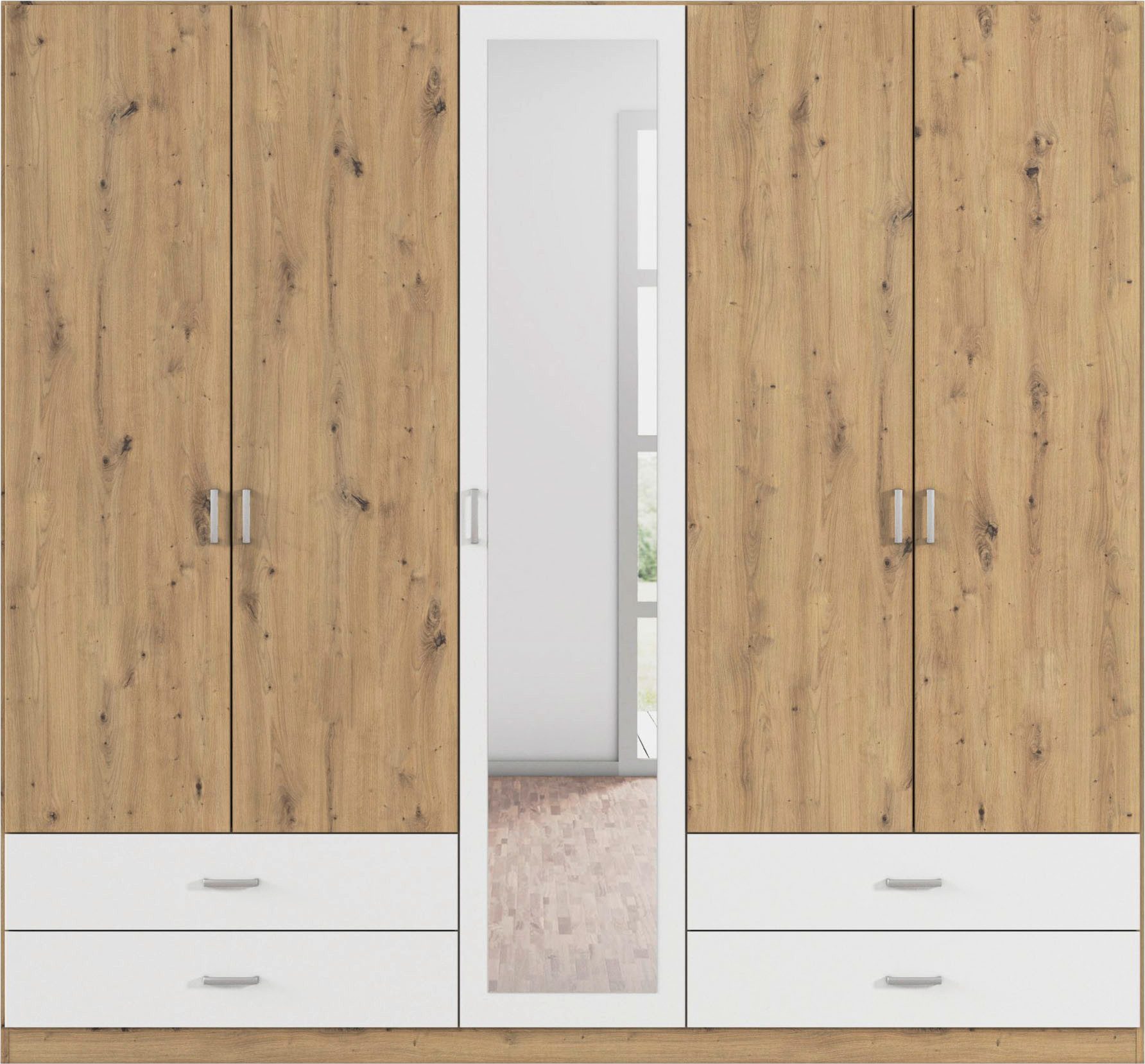 rauch Draaideurkast Borbona Kledingkast kast garderobe waskast BORBONA in 2 breedtes