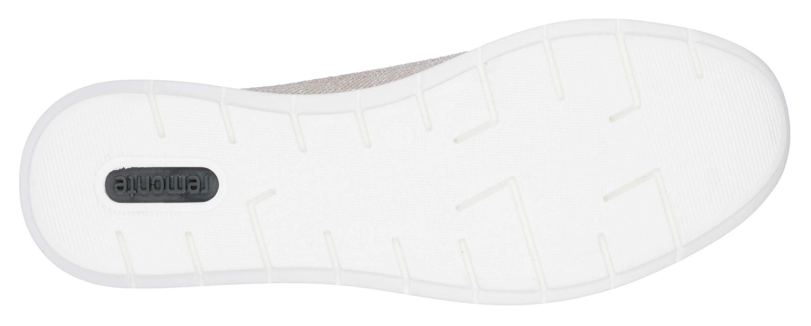 Remonte Ballerina's met riempje , lage schoen, vrijetijdsschoen, comfort-schoen met verwisselbare binnenzool