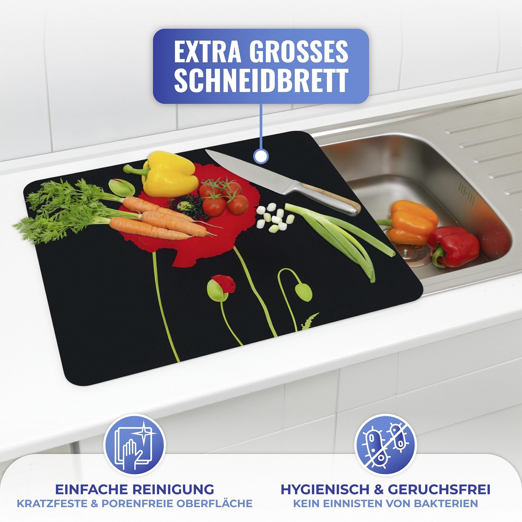 Maximex Kookplaatdeksel Multi Model Klaproos