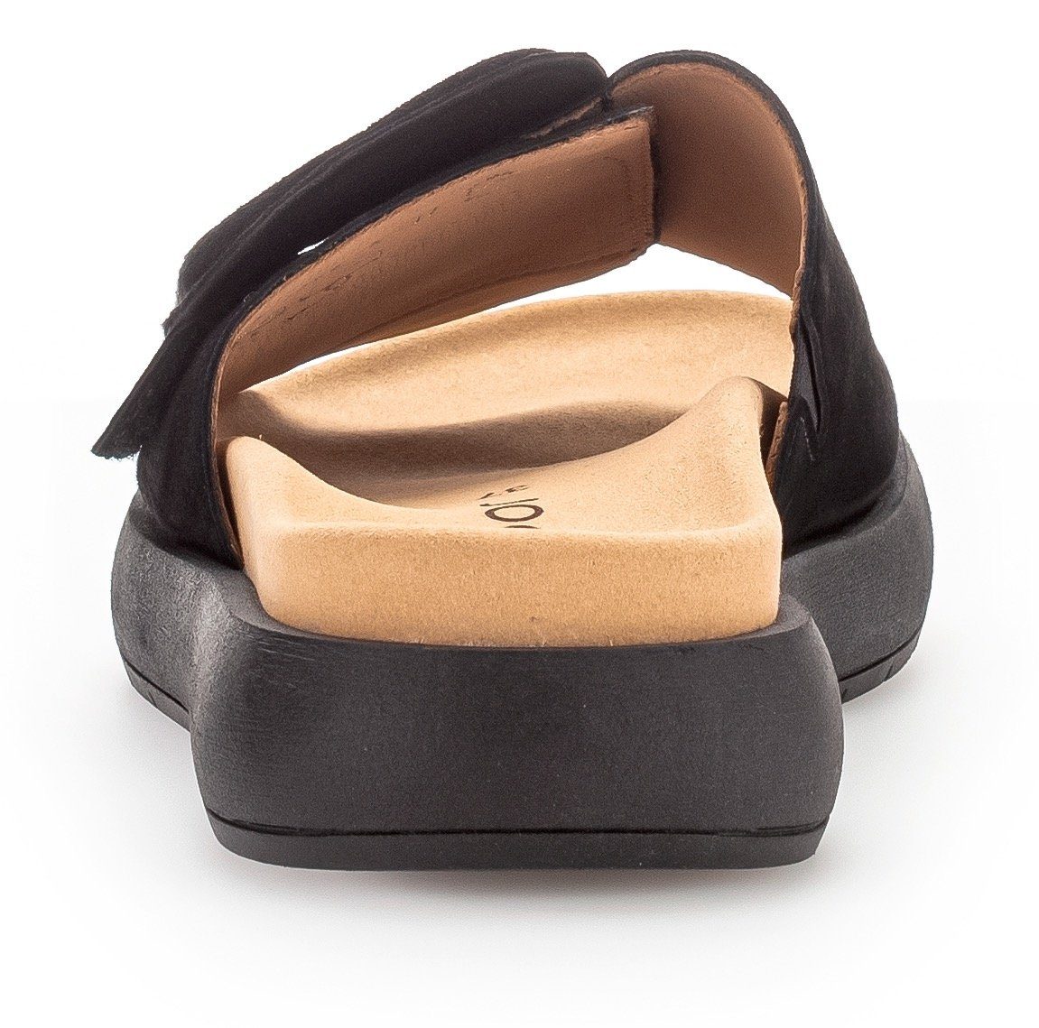 Gabor Slippers , plateau, zomerschoen, slippers met grote decoratieve gesp