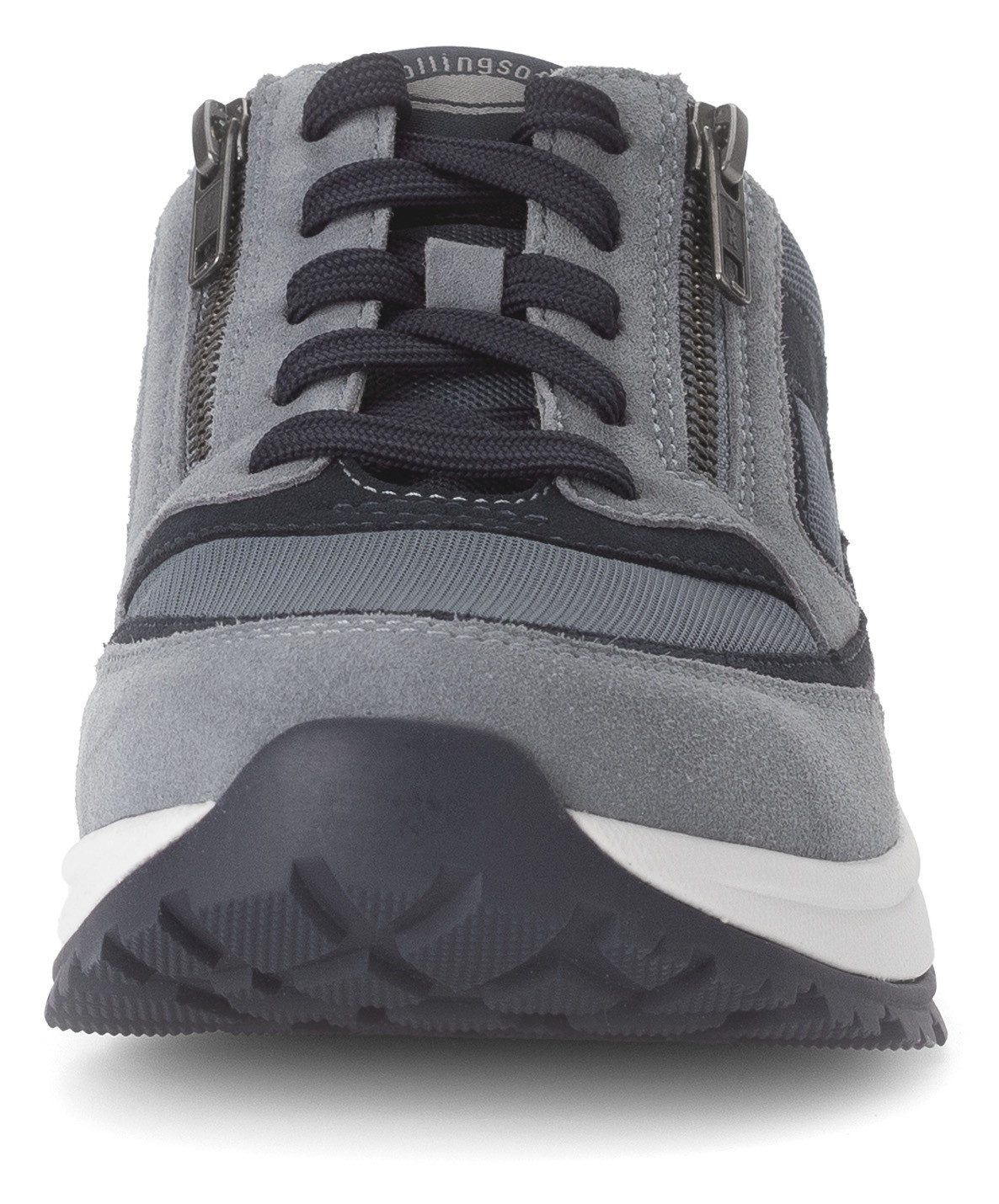 Gabor Rollingsoft Sneakers met sleehak , veterschoen, lage schoen, vrijetijdsschoen, buitenrits, g-breedte