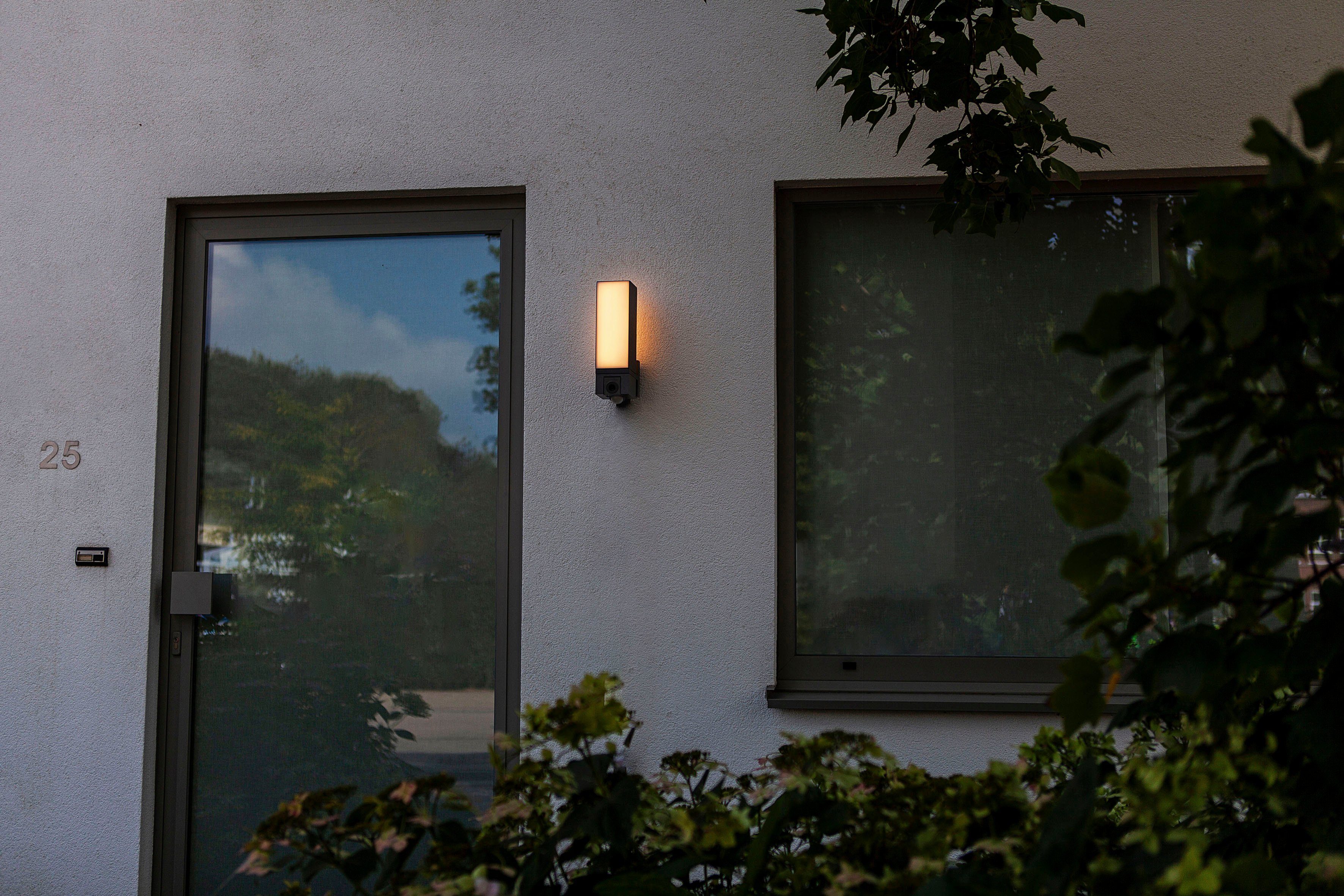 LUTEC Slimme ledlamp Cuba Smart-Home camera lamp (1 stuk)