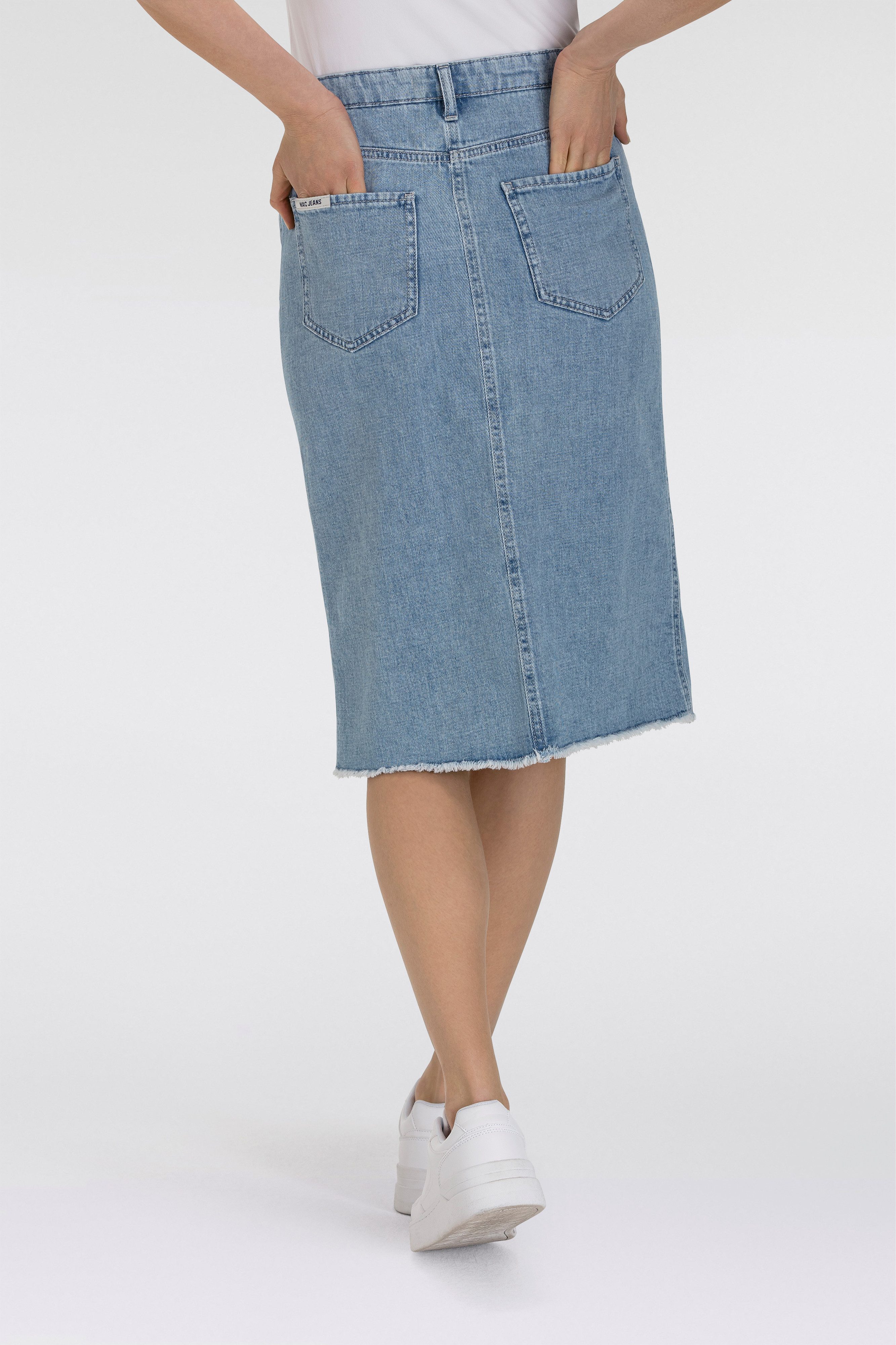 MAC Midirok MIDI SKIRT fringe