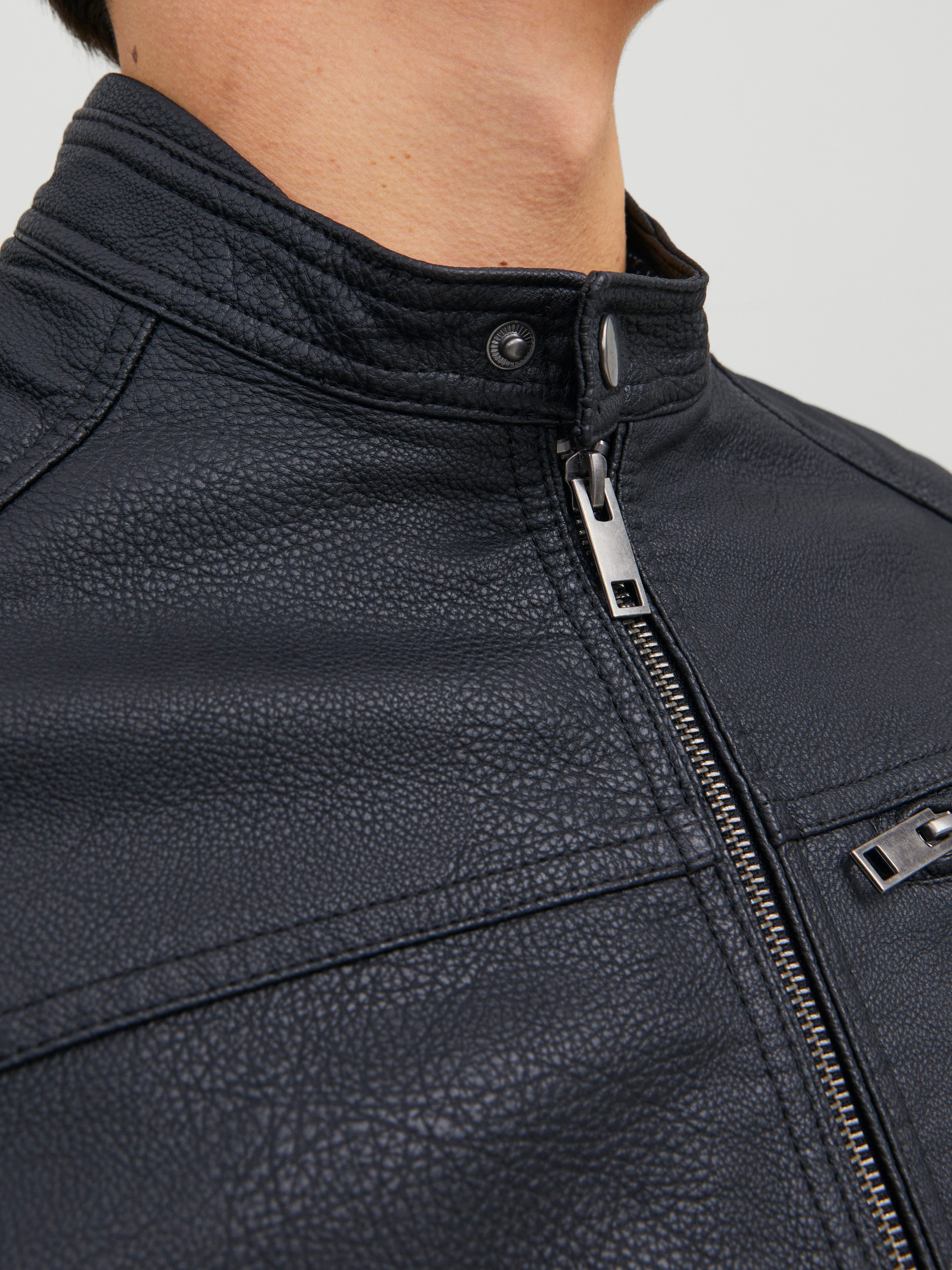 Jack & Jones Imitatieleren jack JJEROCKY JACKET NOOS