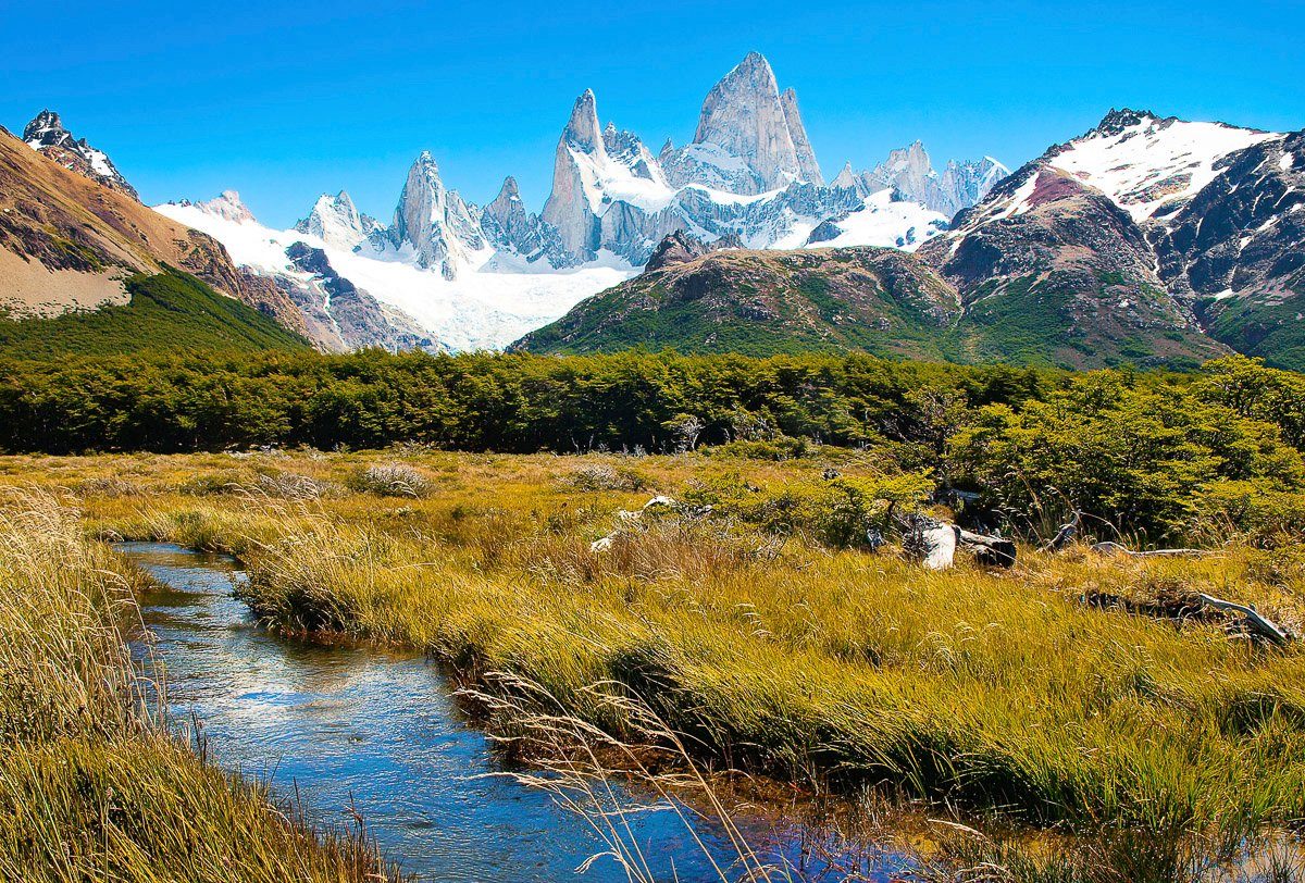 Papermoon Fotobehang Berge in Patagonien