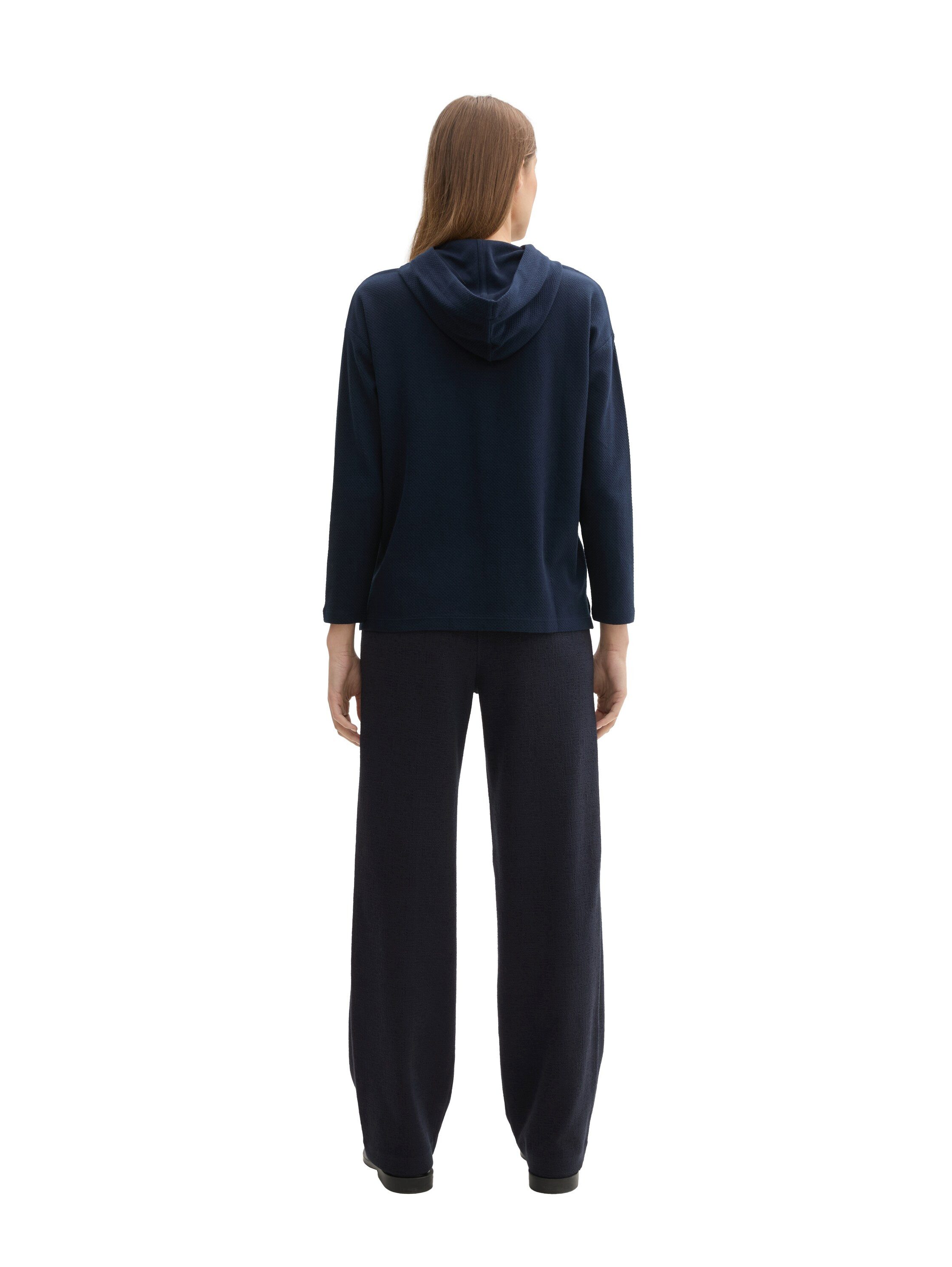 Tom Tailor Jerseybroek Lea Straight met elastische taille