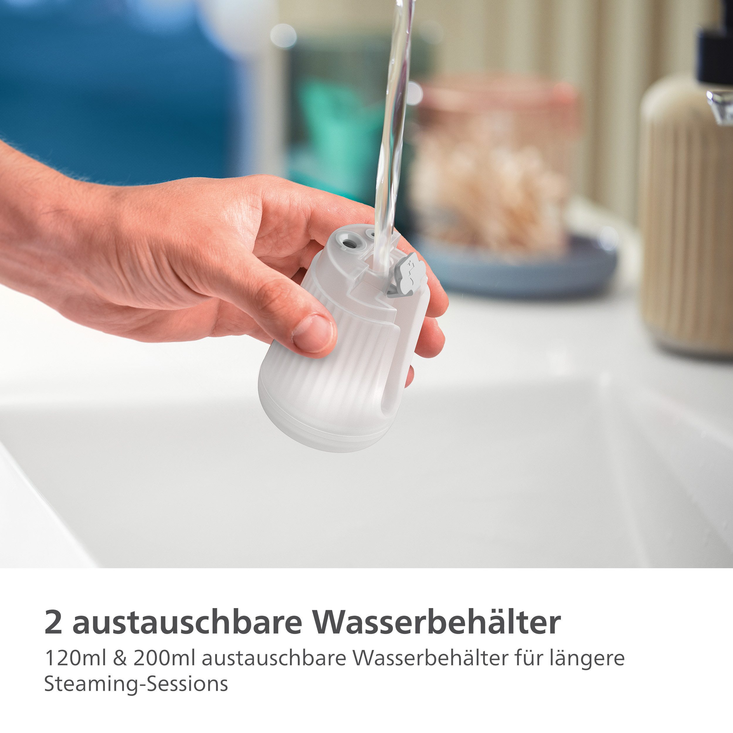 Philips Stoomborstel STH5030 "Styler", 120 ml en 200 ml Waterreservoir, Metalen Plaat