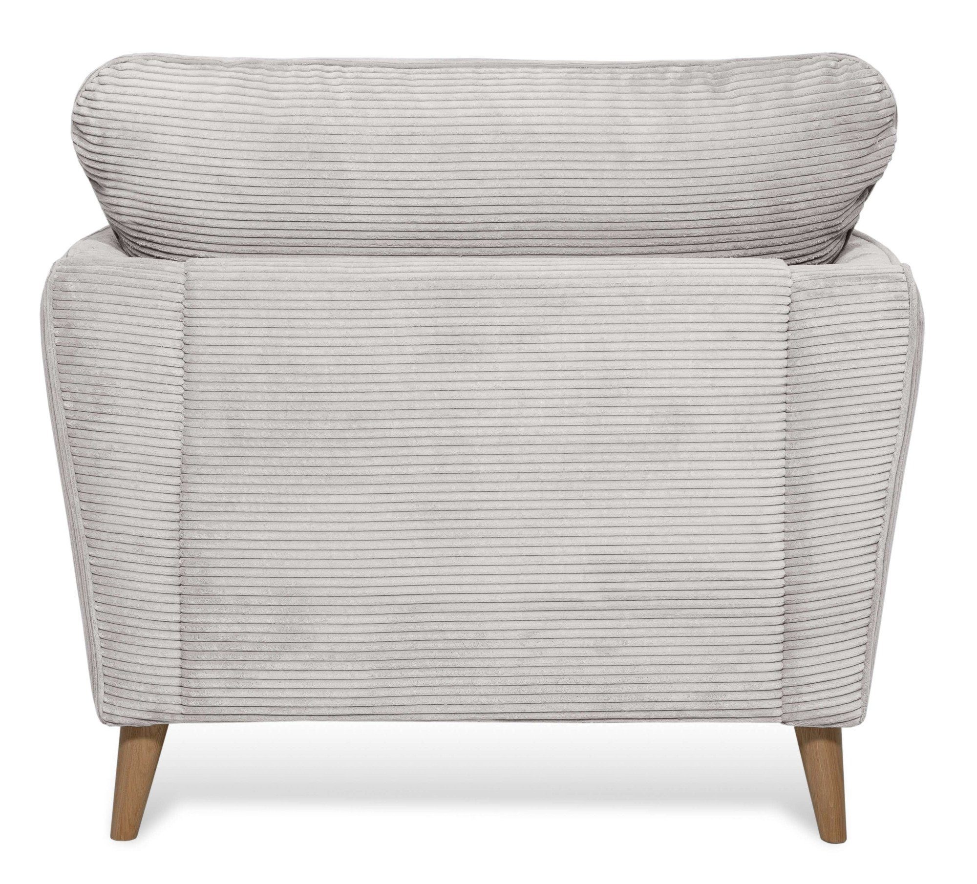 Home affaire Fauteuil Marseille Massief houten poten eiken, landhuisstijl, golfvering