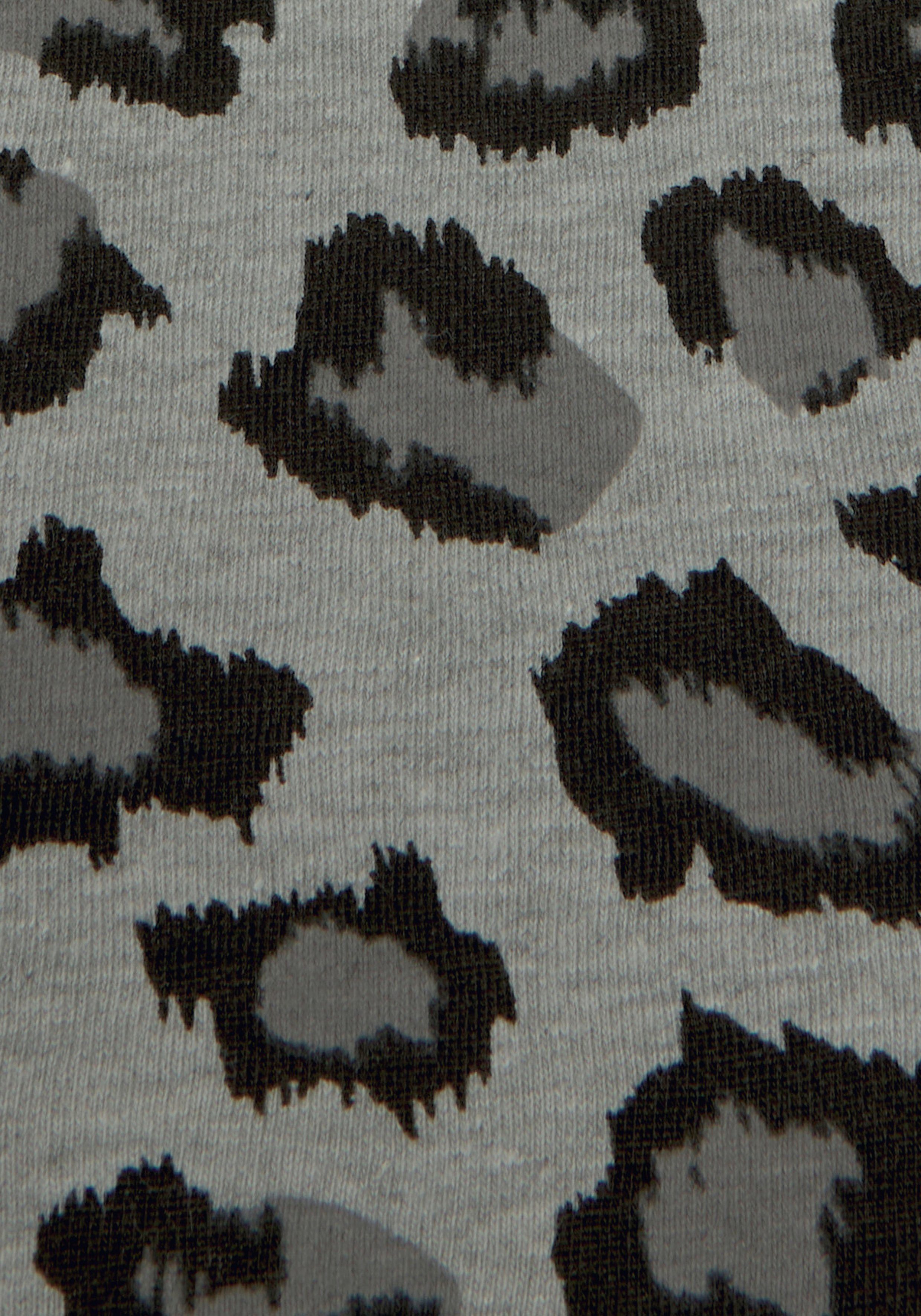 Vivance Dreams Pyjama met tonale dierenprint (2-delig)
