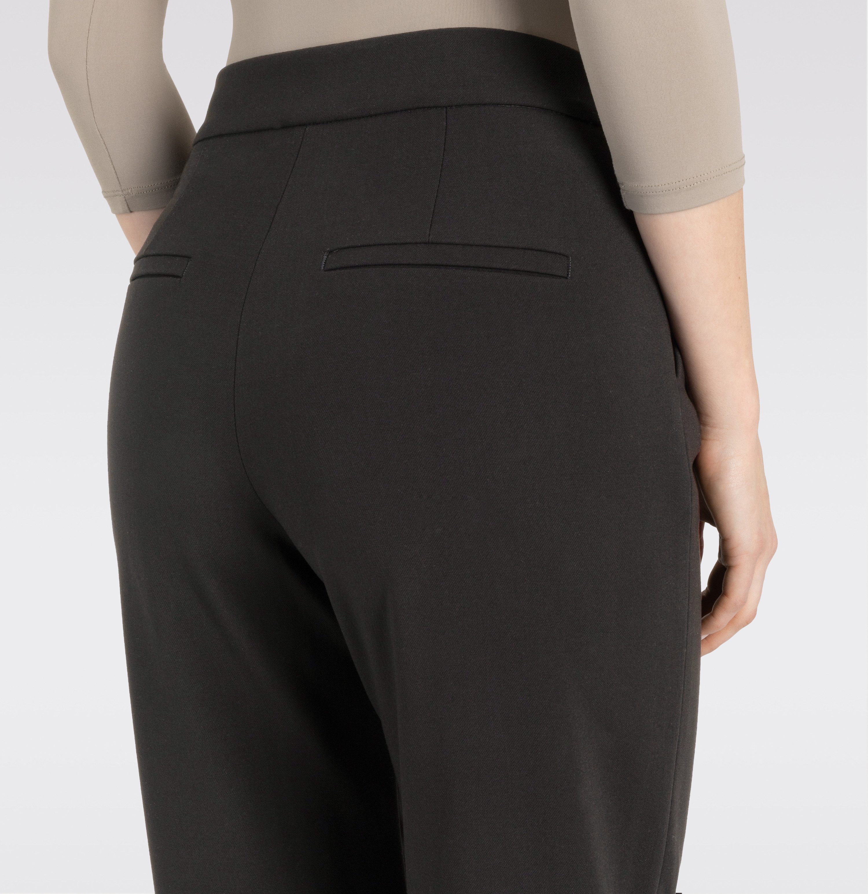 MAC Pantalon Chiara met visgraatdessin