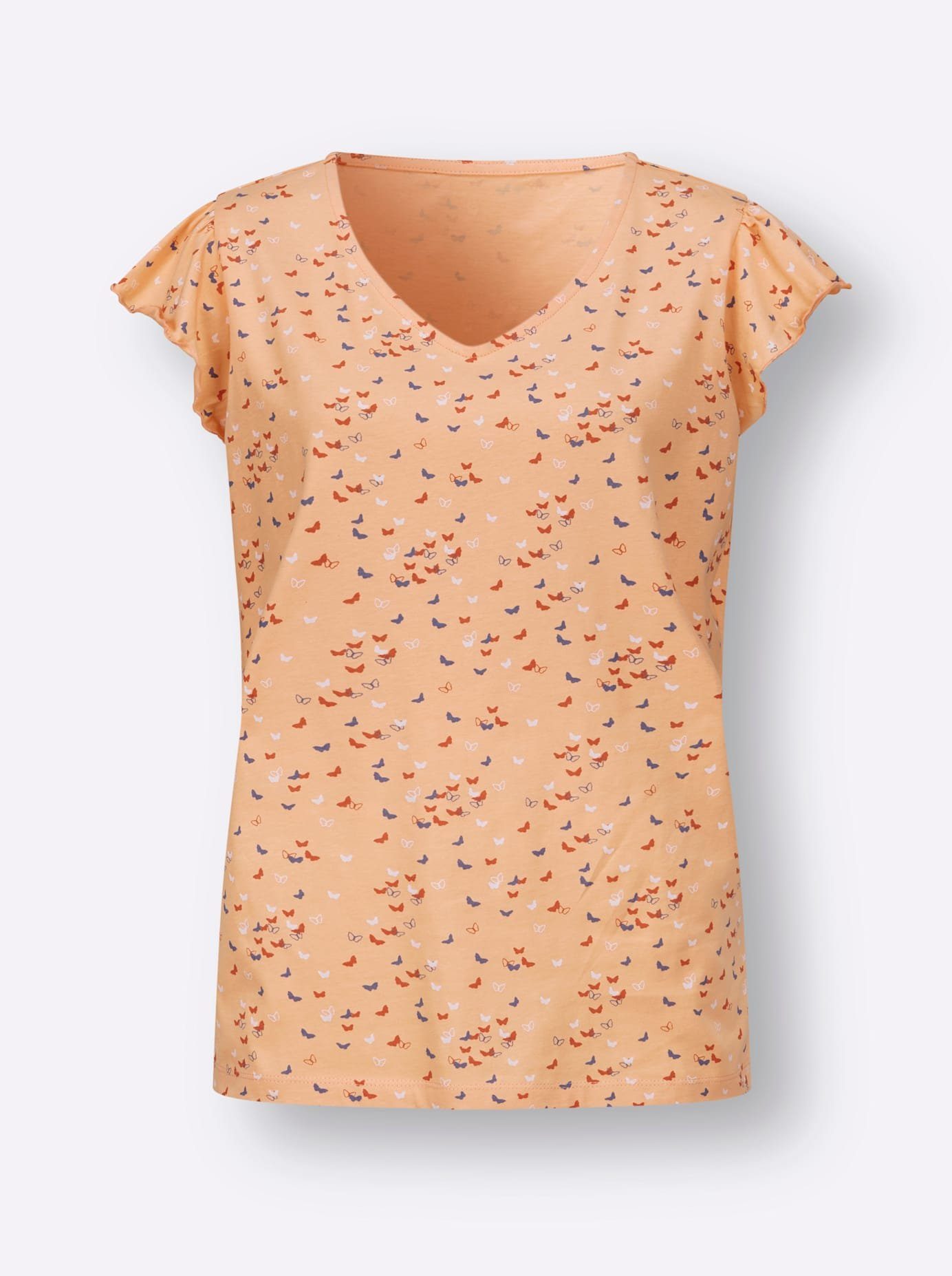Classic Basics Shirt met V-hals (1-delig)