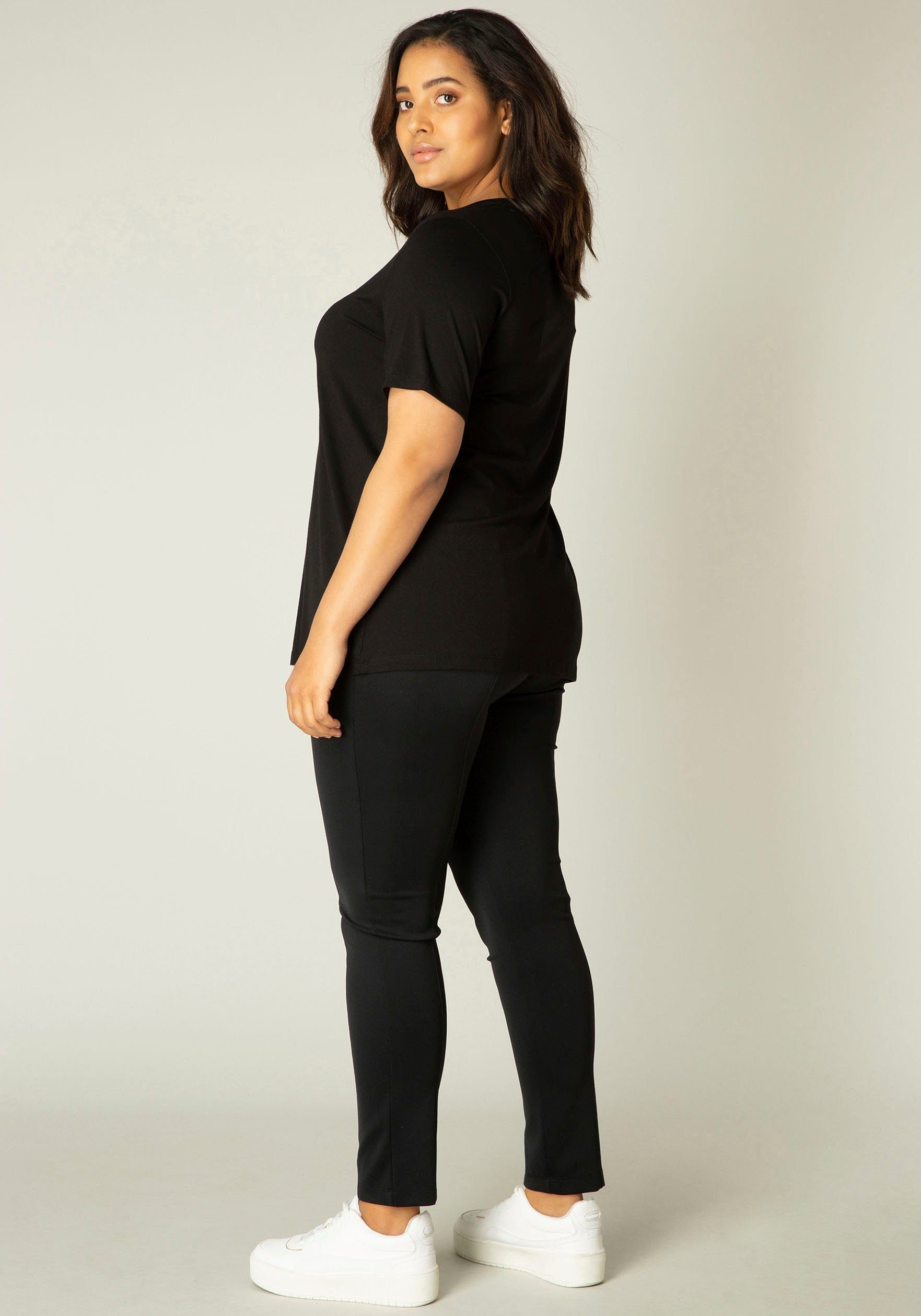 Base Level Curvy T-shirt Alba Soepelvallende, vormvaste kwaliteit