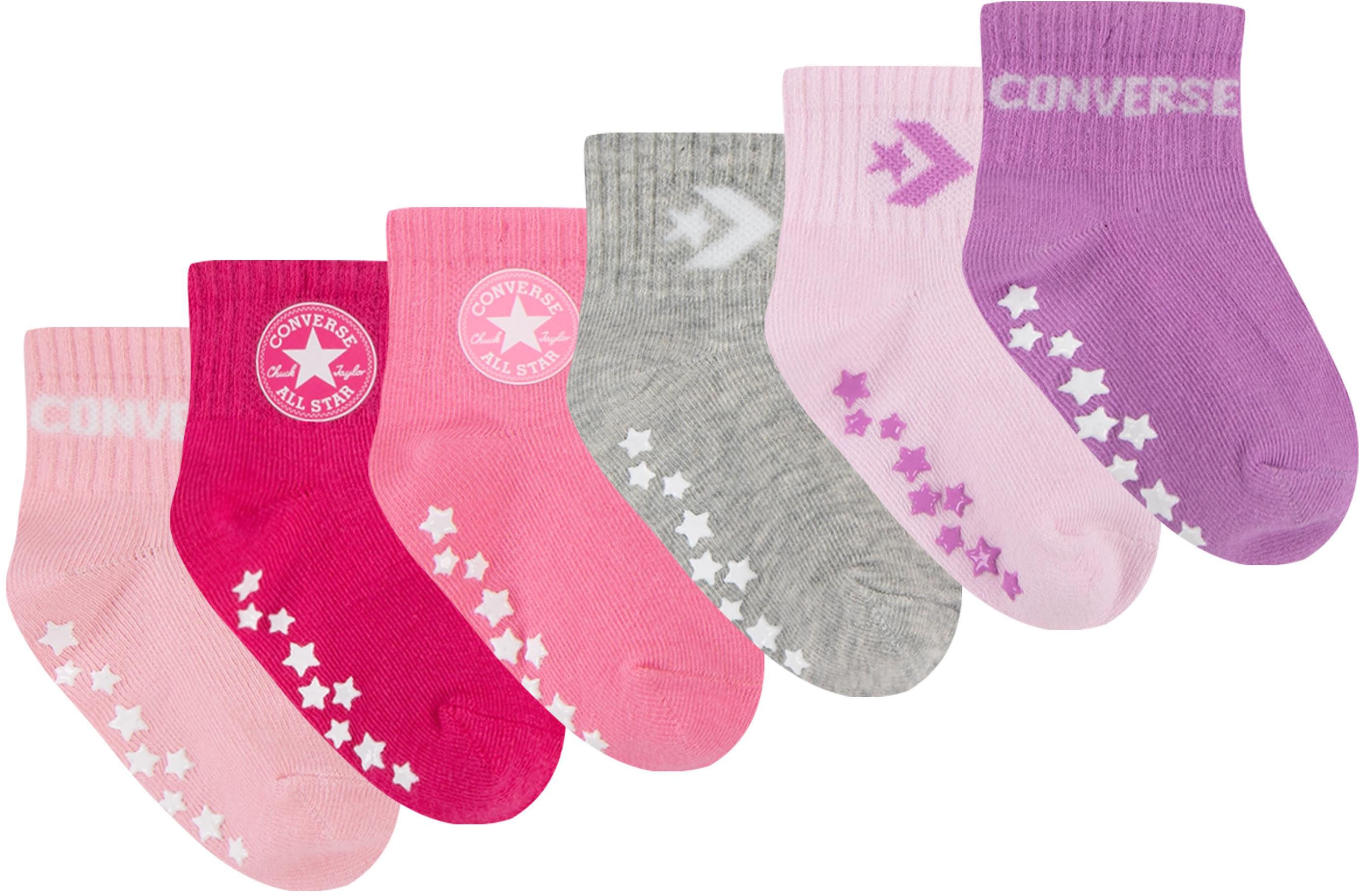 Converse ABS-sokken CHN CORE 6PK GRIP INF TOD SCKS (6 paar)