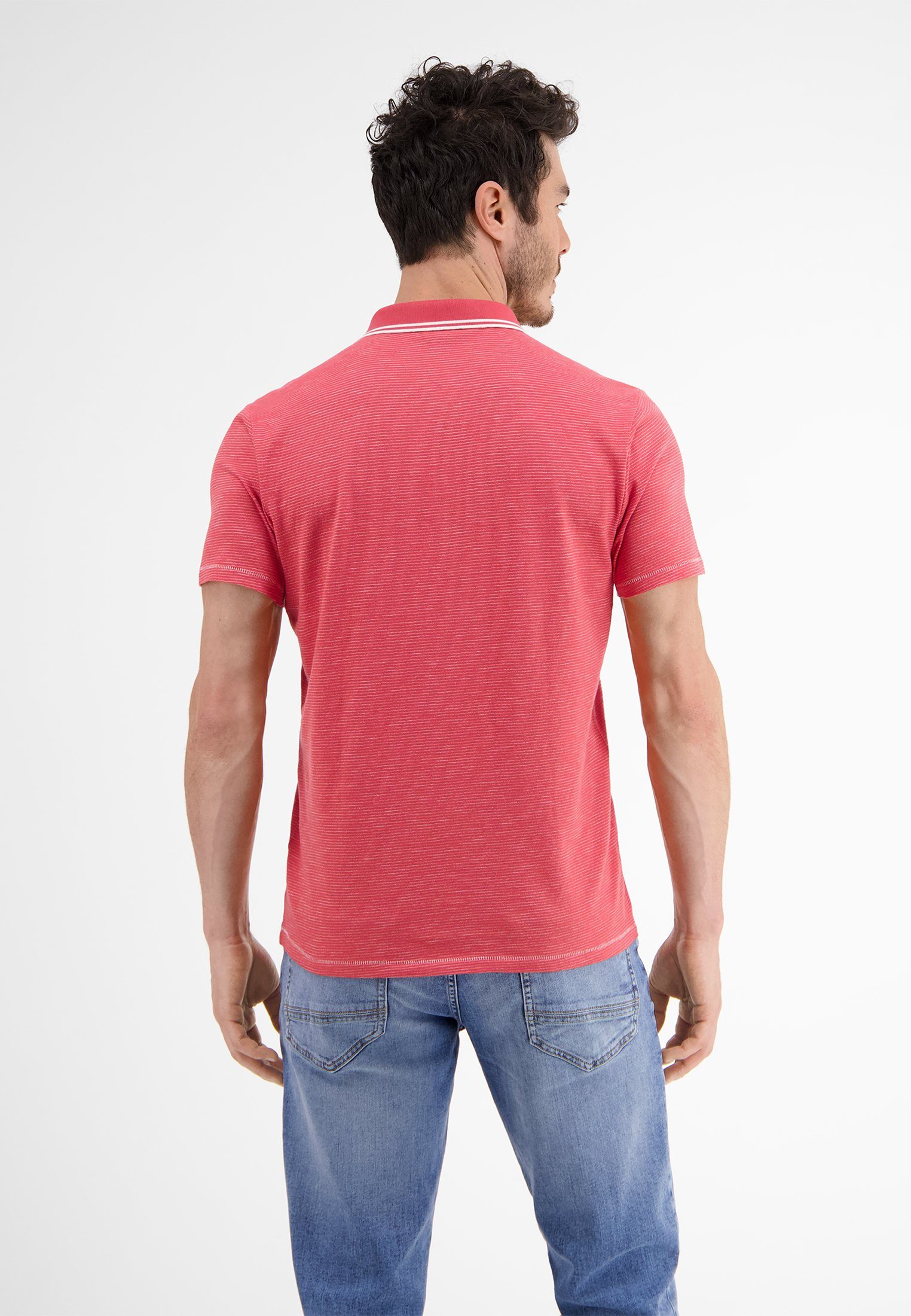 Lerros Poloshirt LERROS poloshirt met finelinerstrepen