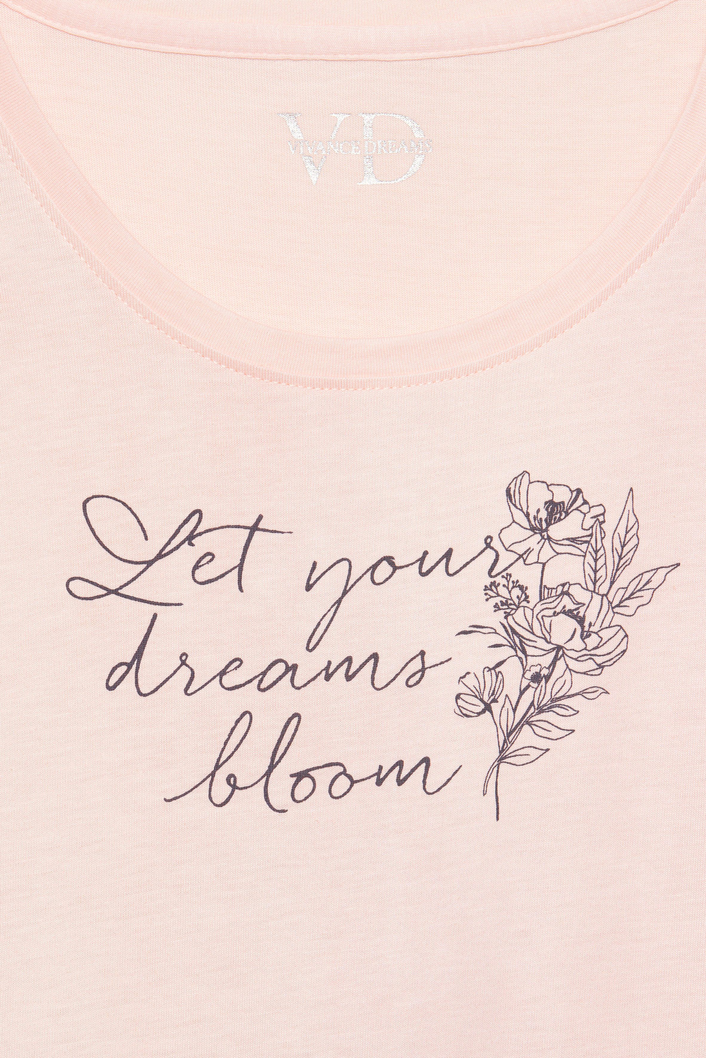 Vivance Dreams Pyjama top met frontprint