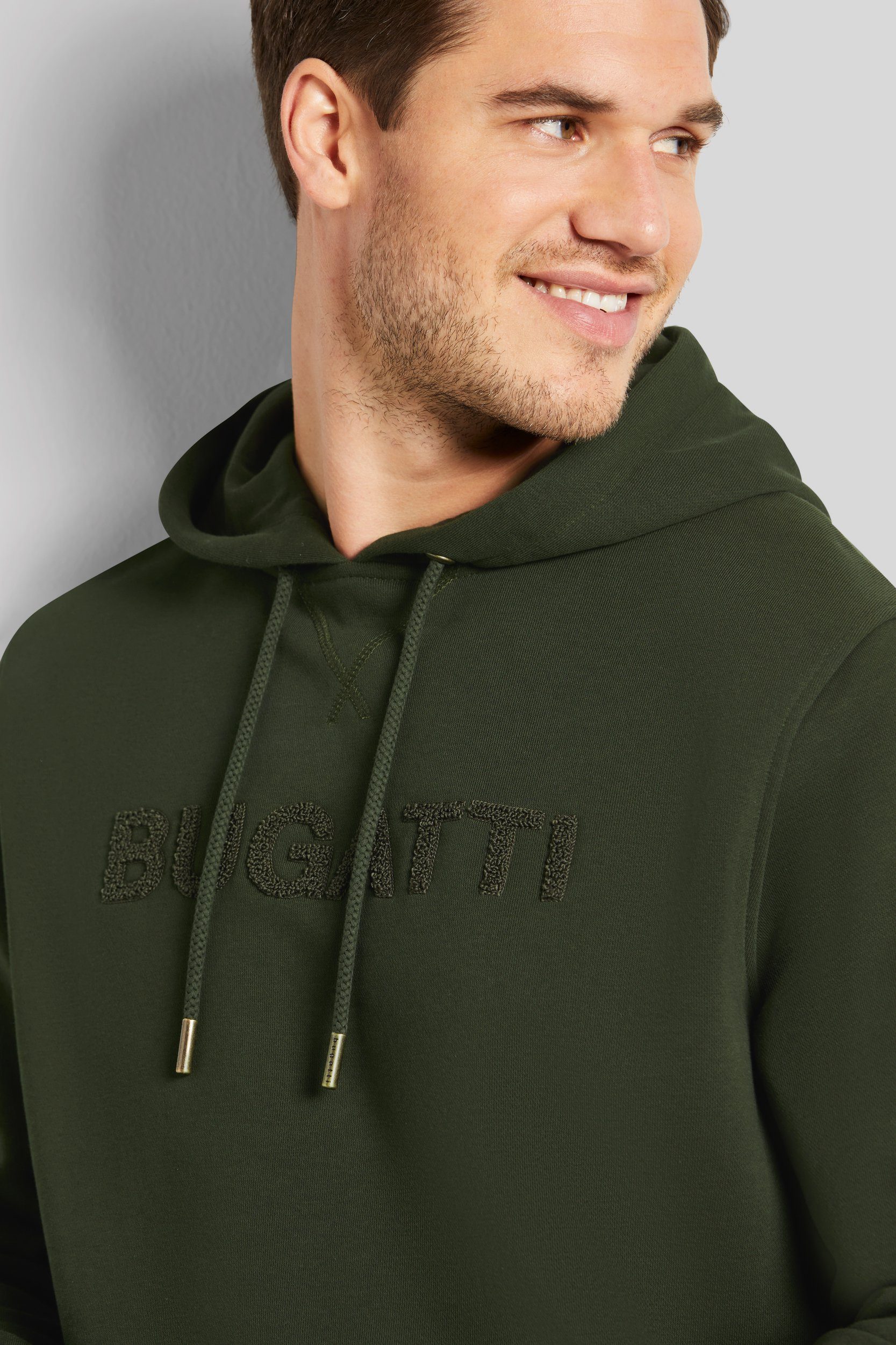Bugatti Sweatshirt met logoprint