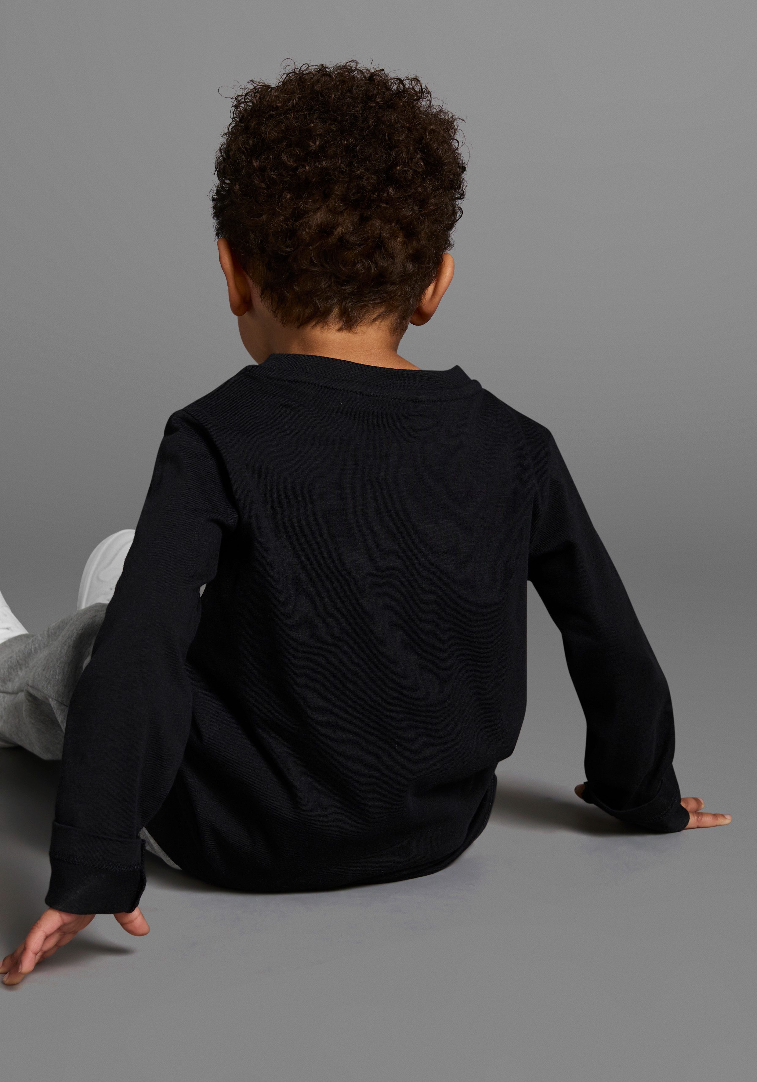 KIDSWORLD Shirt met lange mouwen GREEN DINO lange mouwen, met trendy print, ronde hals, van katoen