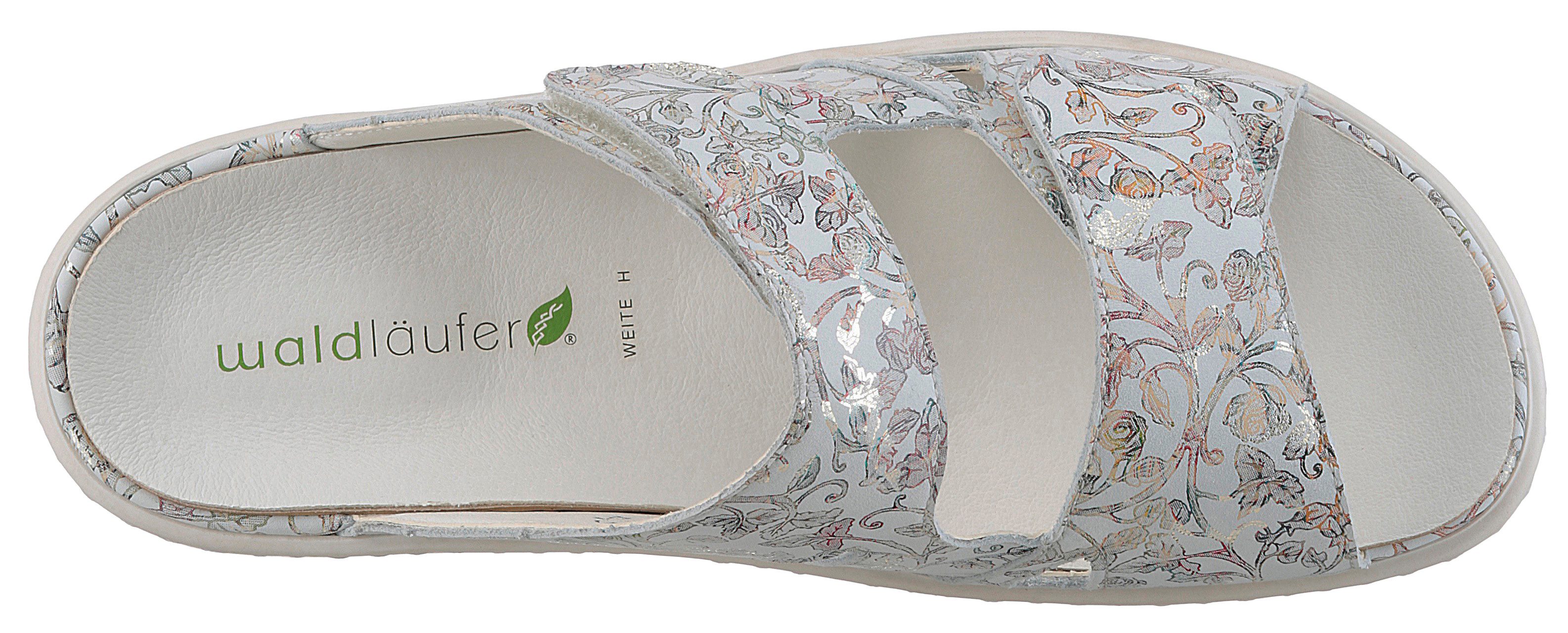Waldläufer Slippers HERIA Zomerschoen, comfort schoen, pantoffel in breedte H, met klittenbandsluiting