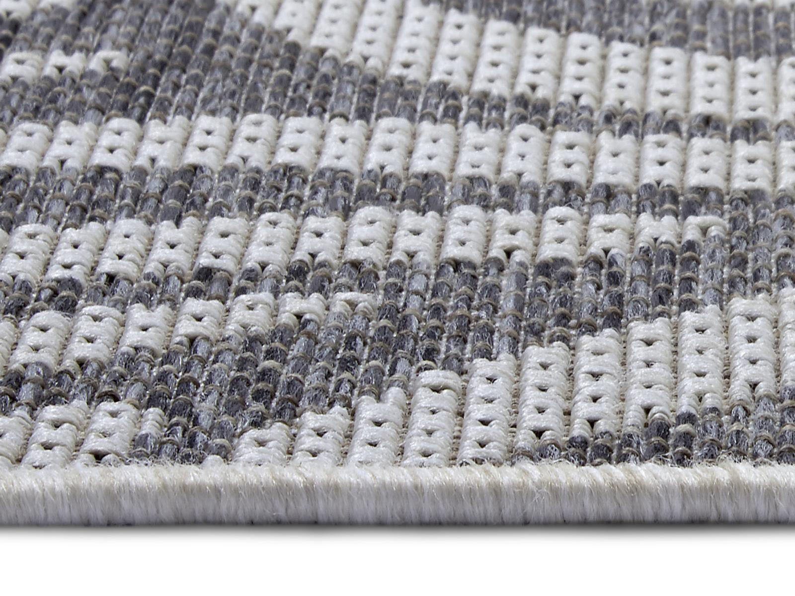 NORTHRUGS Vloerkleed Cebra Platweefsel zebradessin, afgehecht, robuust, gemakkelijk in onderhoud