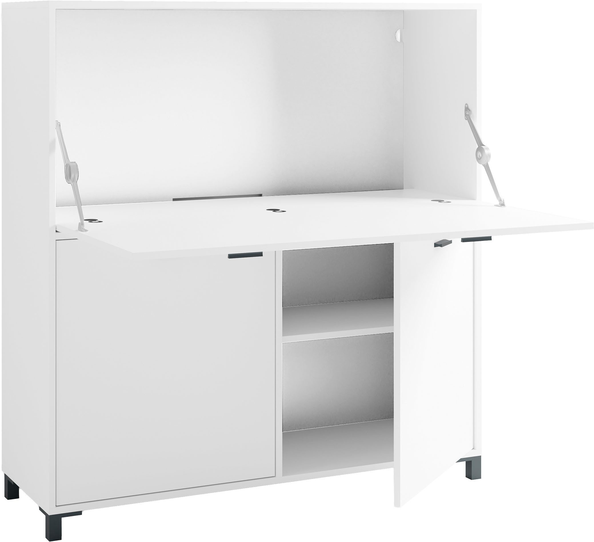 byLIVING Secretaire Montana ruimtebesparende werkoplossing met veel opbergruimte, breedte 120 cm