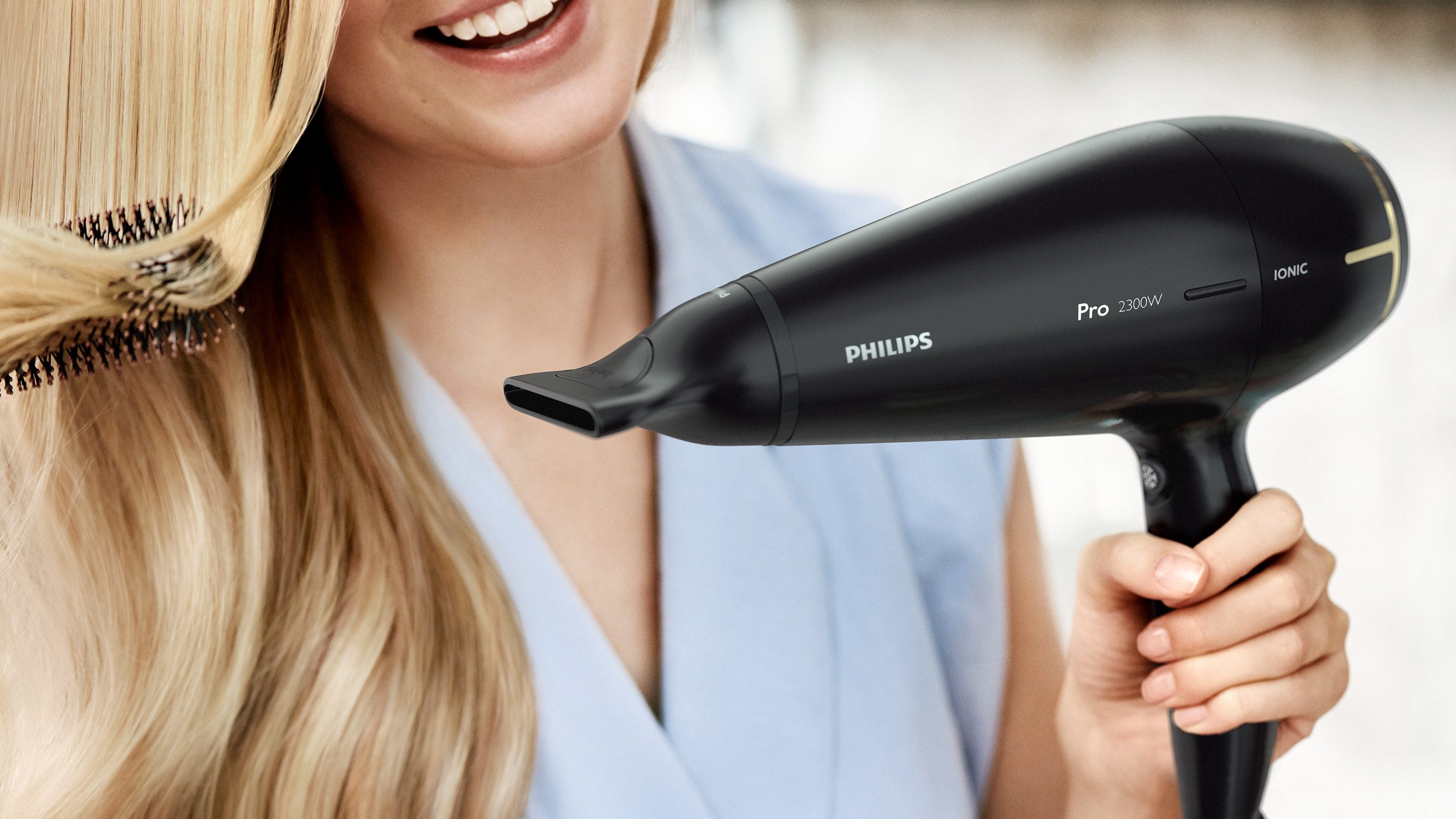 Philips Haardroger Prestige Pro HPS920/00 met thermoprotect instelling, 6 warmte- en snelheidsinstellingen