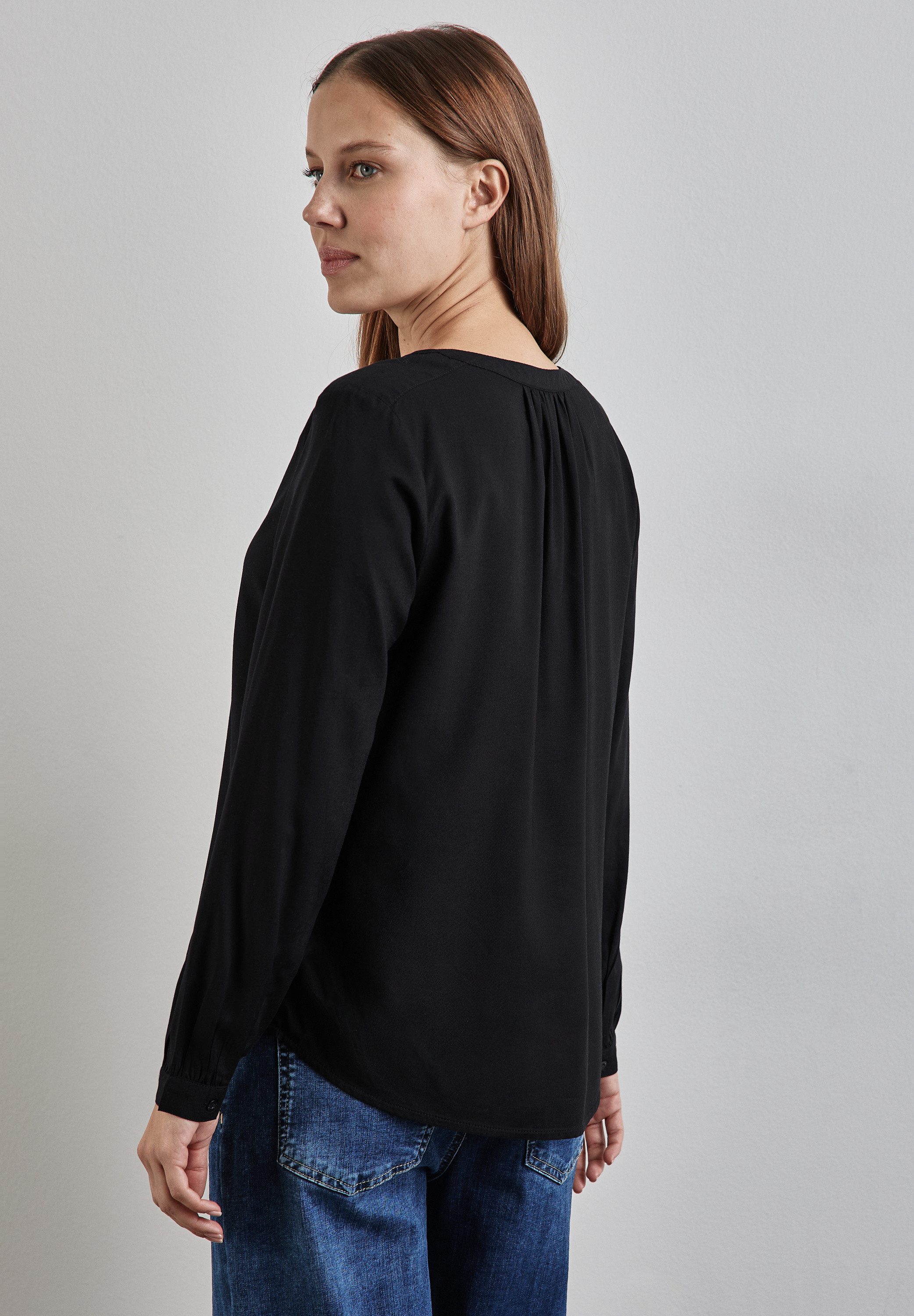 STREET ONE Blouse met lange mouwen in tuniekstijl