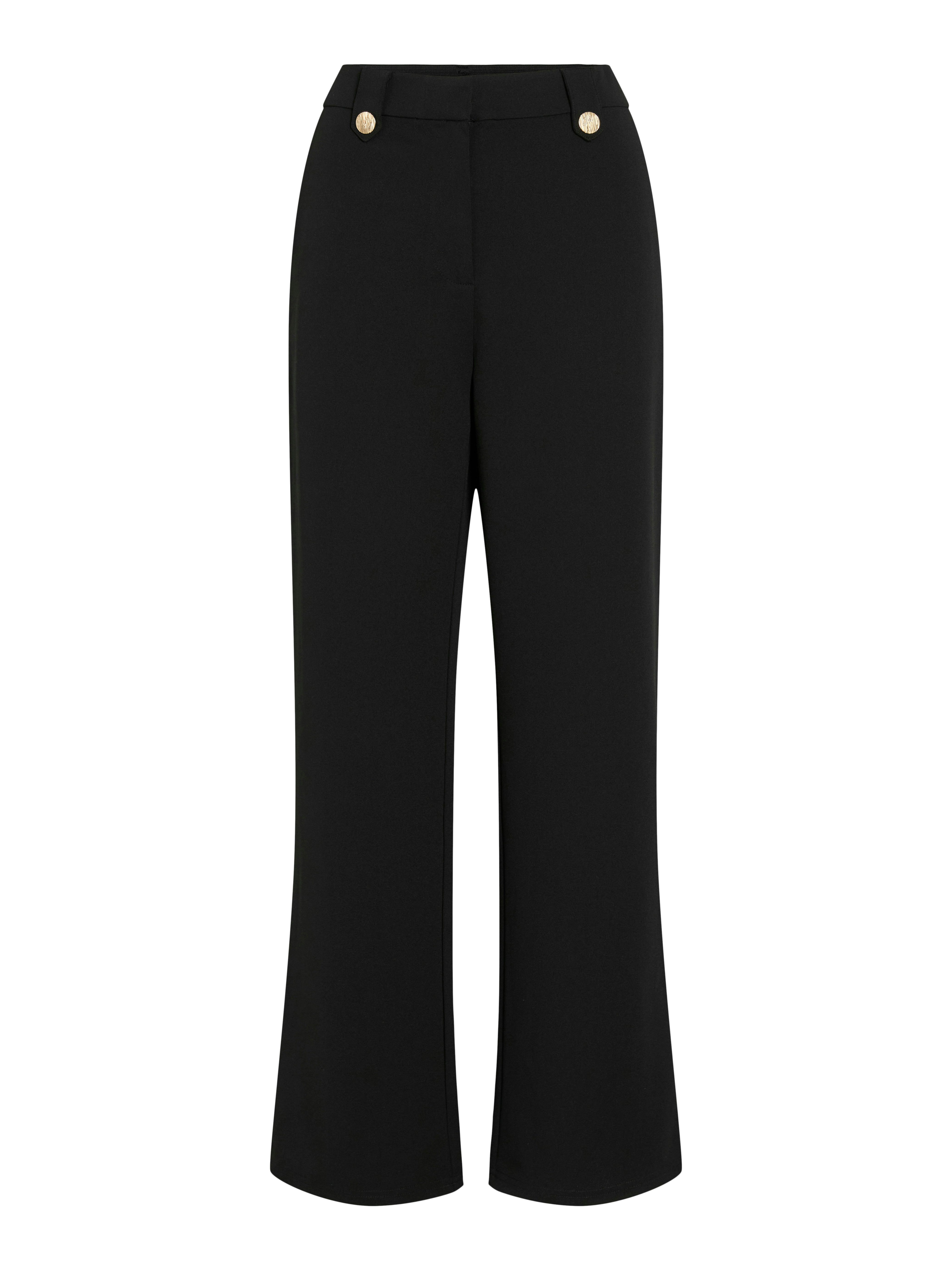 Vila Pantalon VICLUA HW WIDE BUTTON PANTS- NOOS
