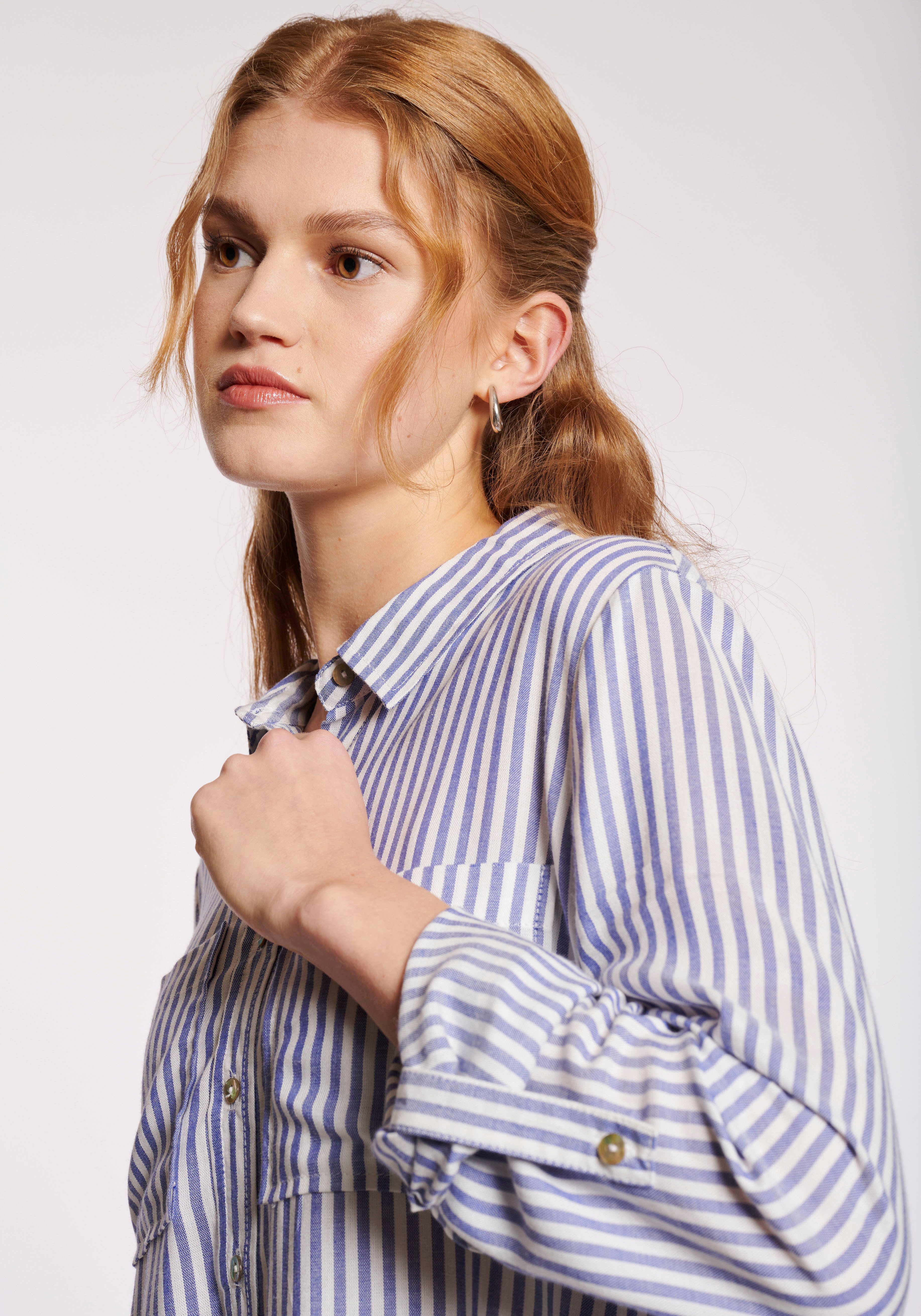 HaILYS Overhemdblouse LS V BL Je44tte Stripe
