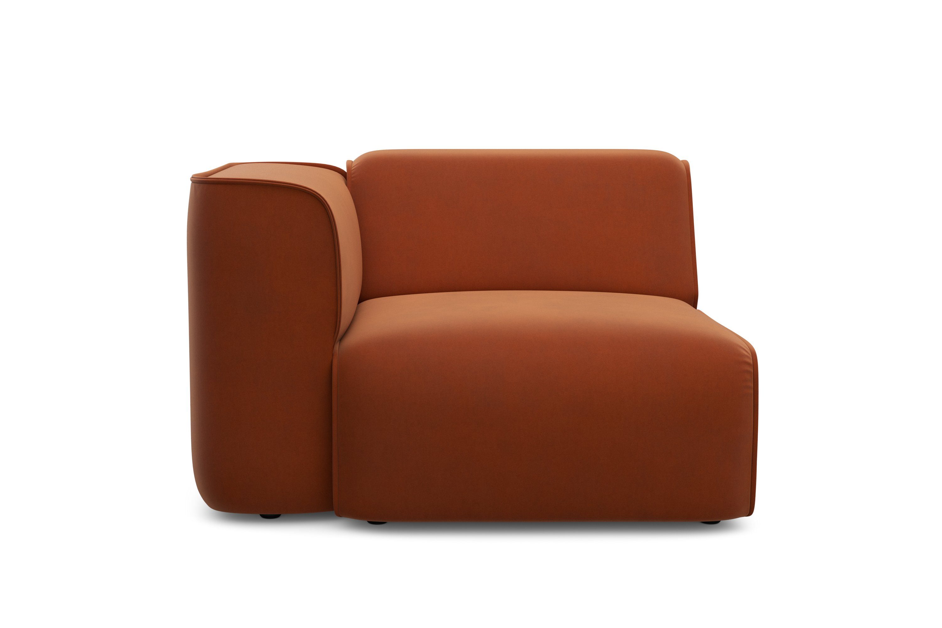 RAUM.ID Fauteuil Merid sofa-hoekelement, afmetingen B/D/H: 109/97/46 cm als module of apart te gebruiken, voor individuele samenstelling