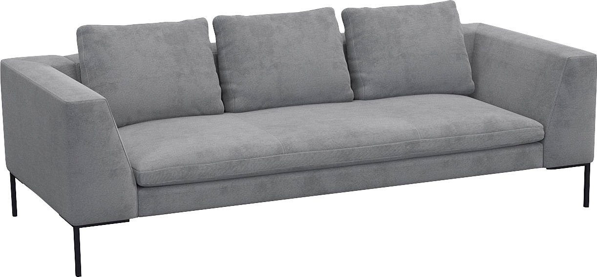FLEXLUX 3-zitsbank Loano, supercomfortabel zitcomfort door koudschuim in de zitting