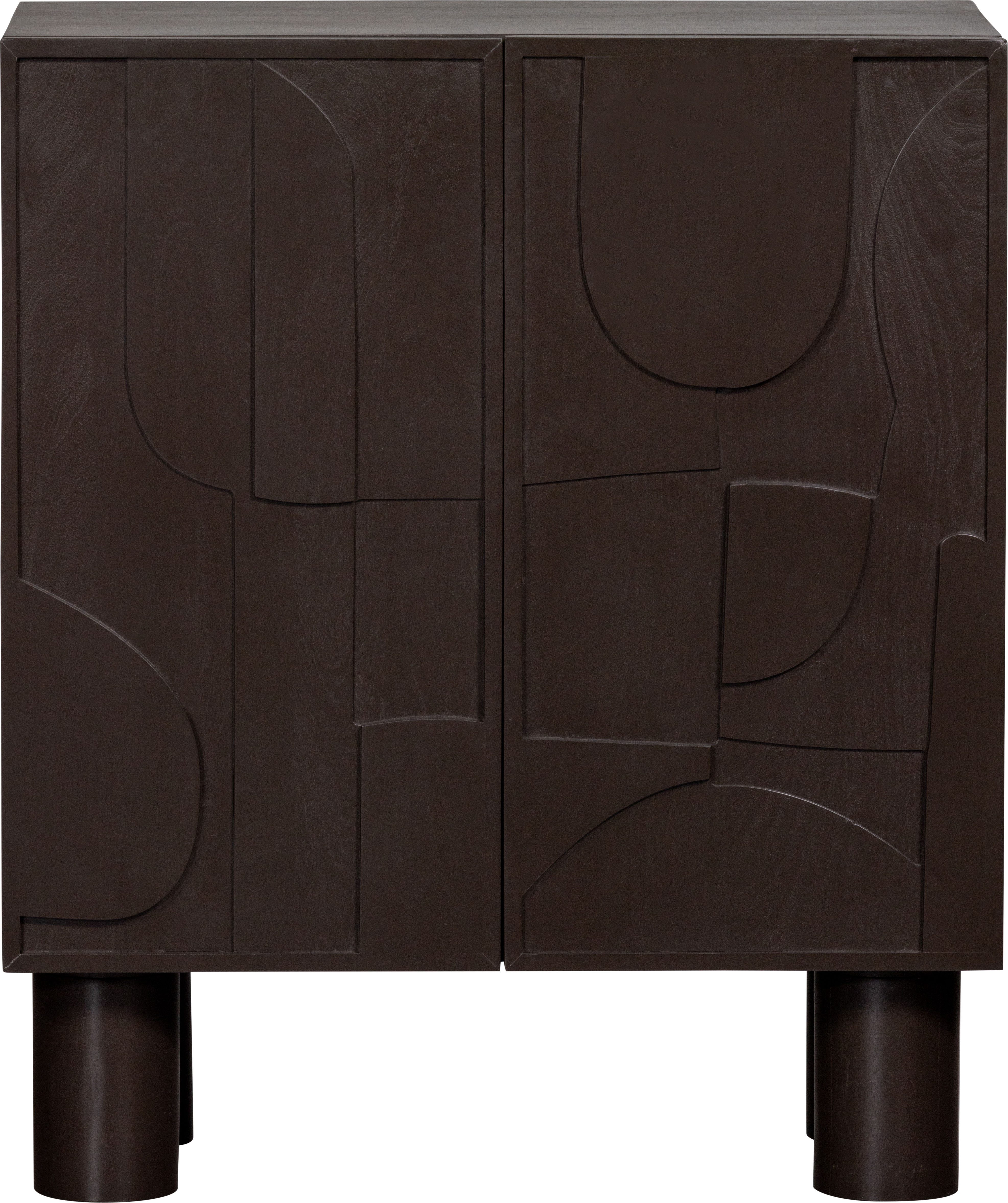 BePureHome Kastje Notice Hout Espresso 95x80x43