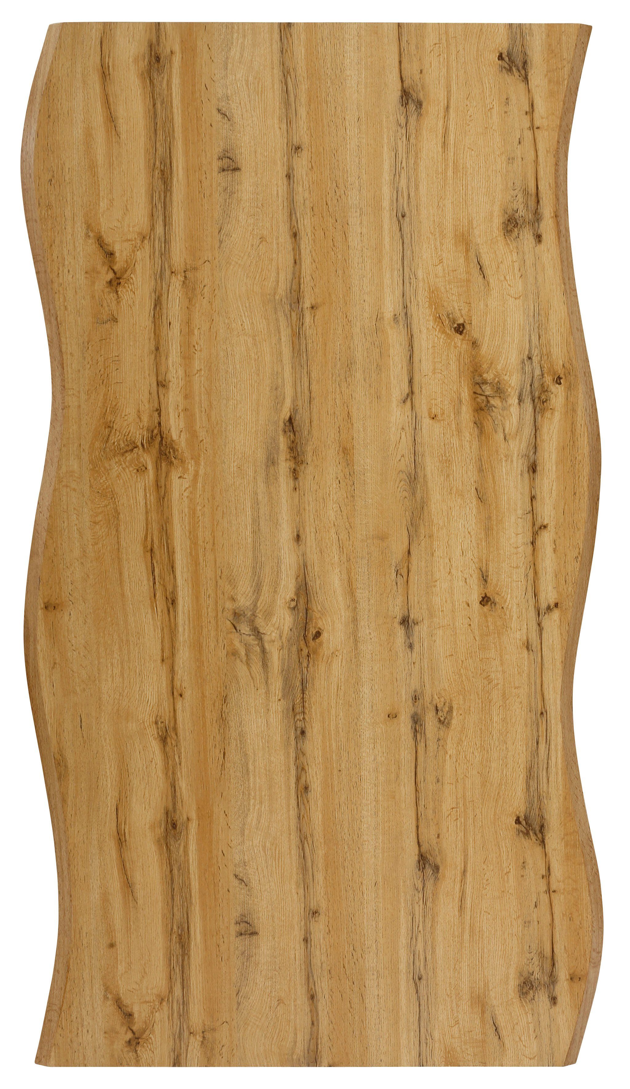 HELA Eettafel GISELLE boomkanttafel, keukentafel, TOPSELLER! OTTOs Choice Sledeframe metaal, industrieel design, 140 - 200 cm breedte, 2 kleuren
