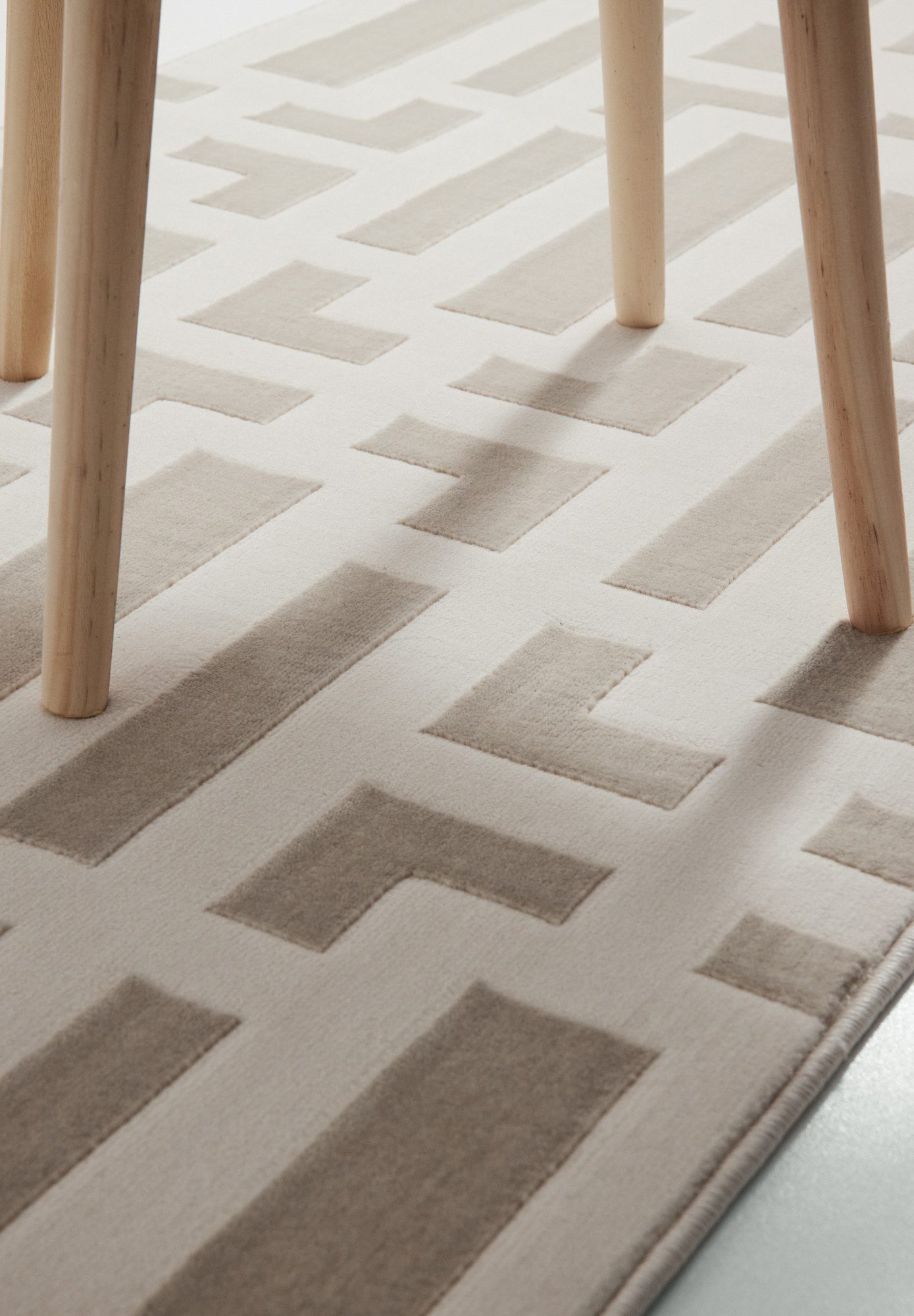 ELLE DECORATION Design-vloerkleed Onyx Woonkamer, slaapkamer, loper, hoog-laag effect, gang, glans
