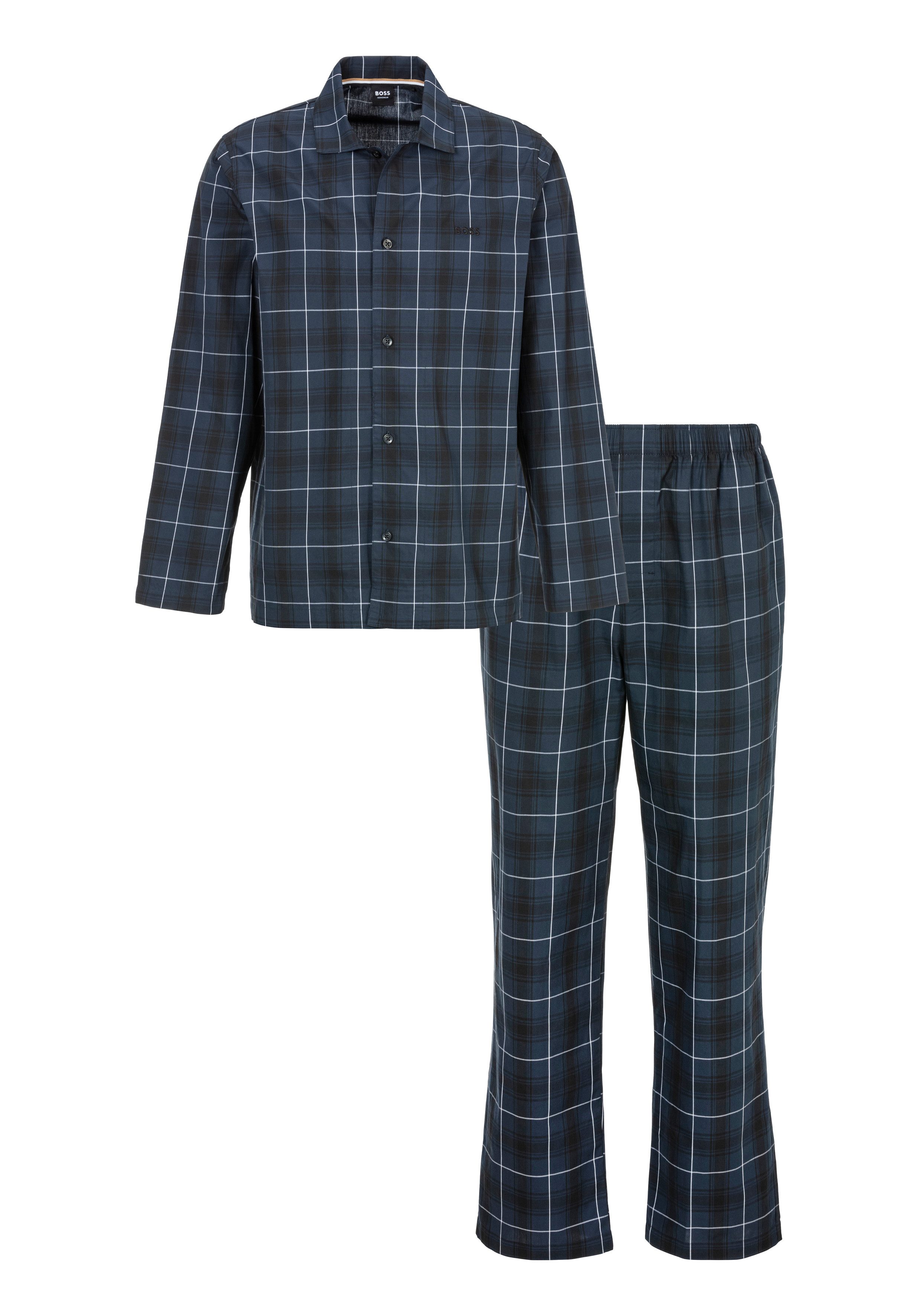 Boss Pyjamabroek met labelstitching model 'Urban'