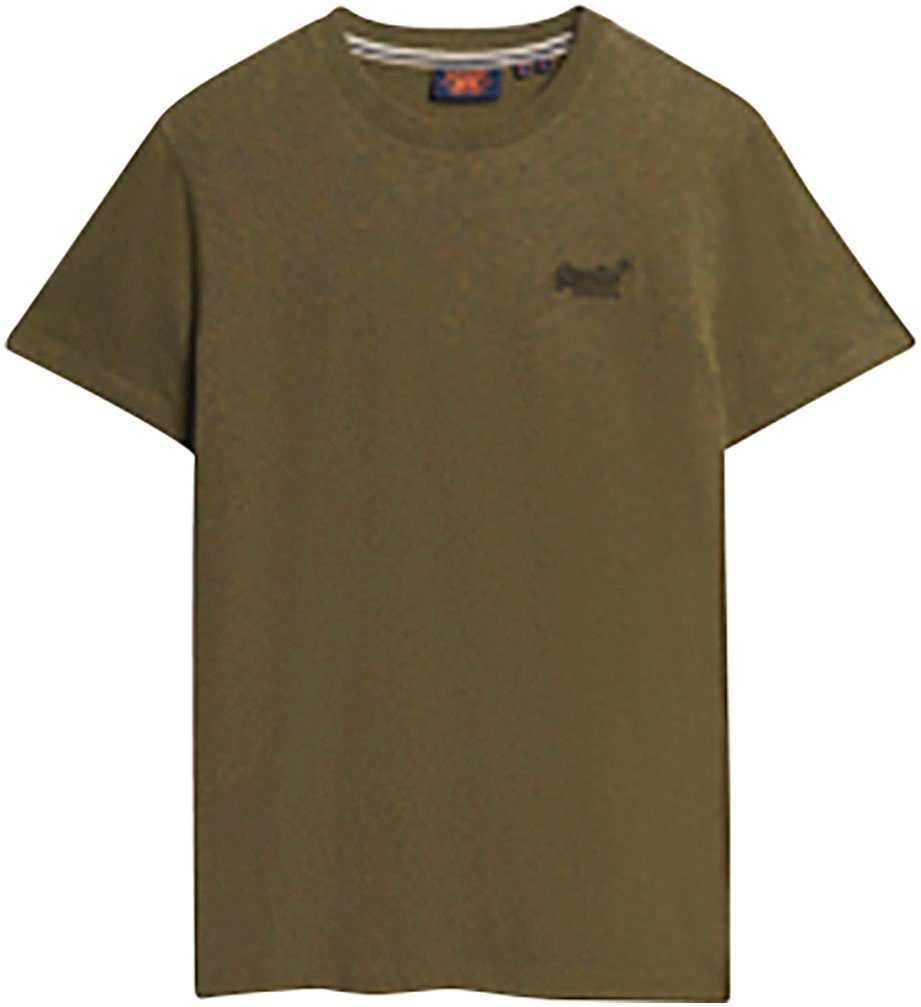 Superdry Shirt met ronde hals ESSENTIAL LOGO EMB TEE