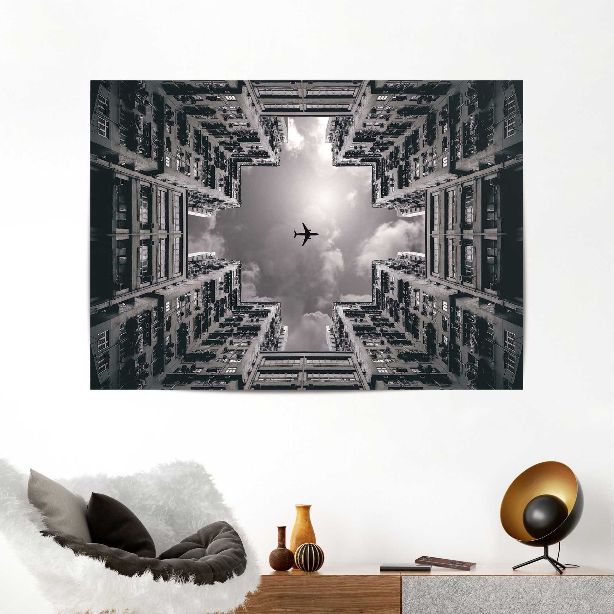 Reinders! Poster Grote stad lucht