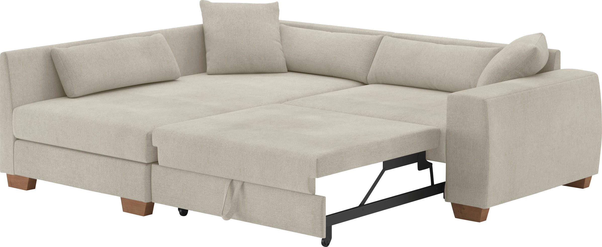 Mr. Couch Hoekbank Helena L-vorm Met pocketvering, optioneel met slaapfunctie en pocketvering