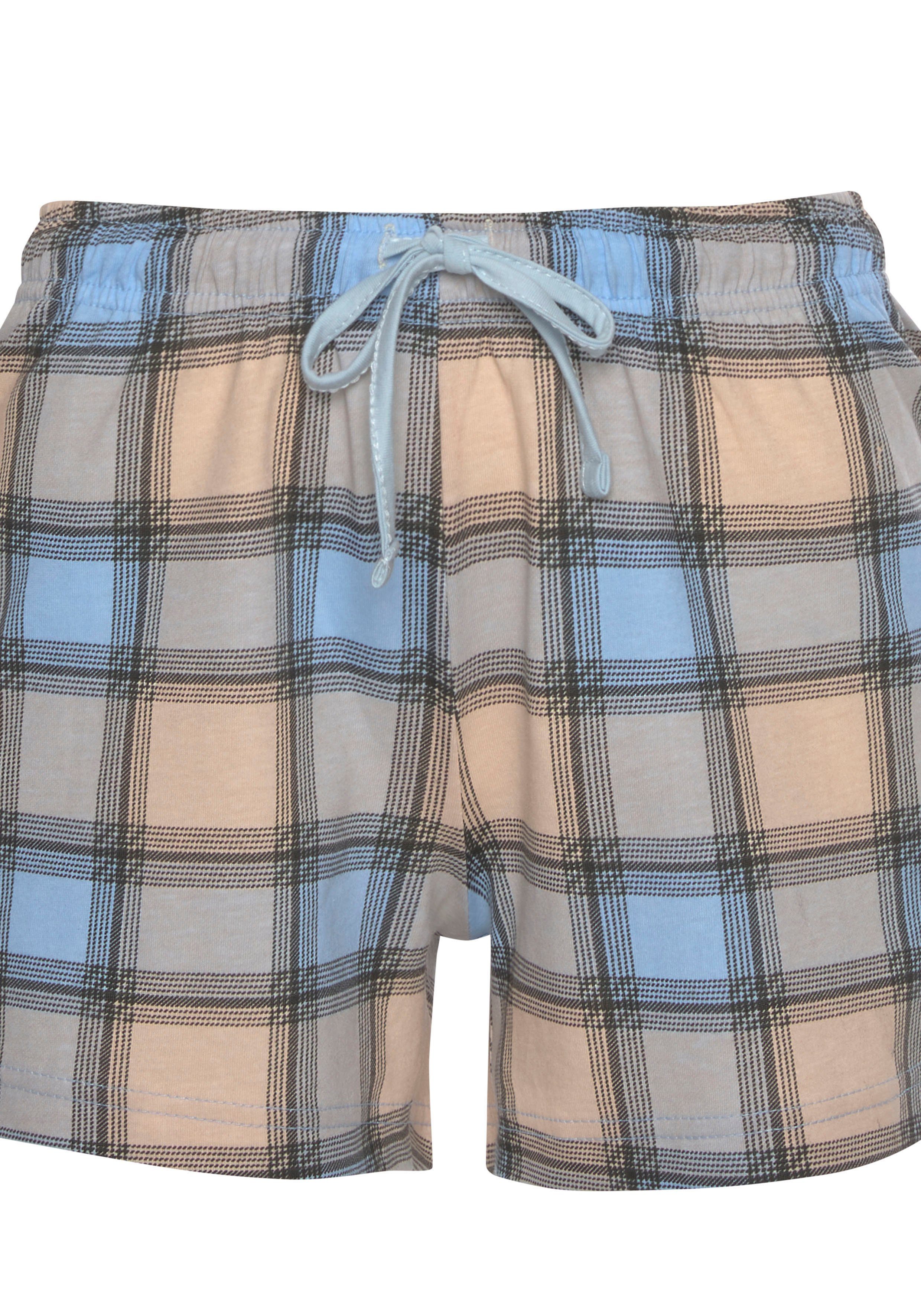 Vivance Dreams Shortama met frontprint (4-delig, Set van 2)