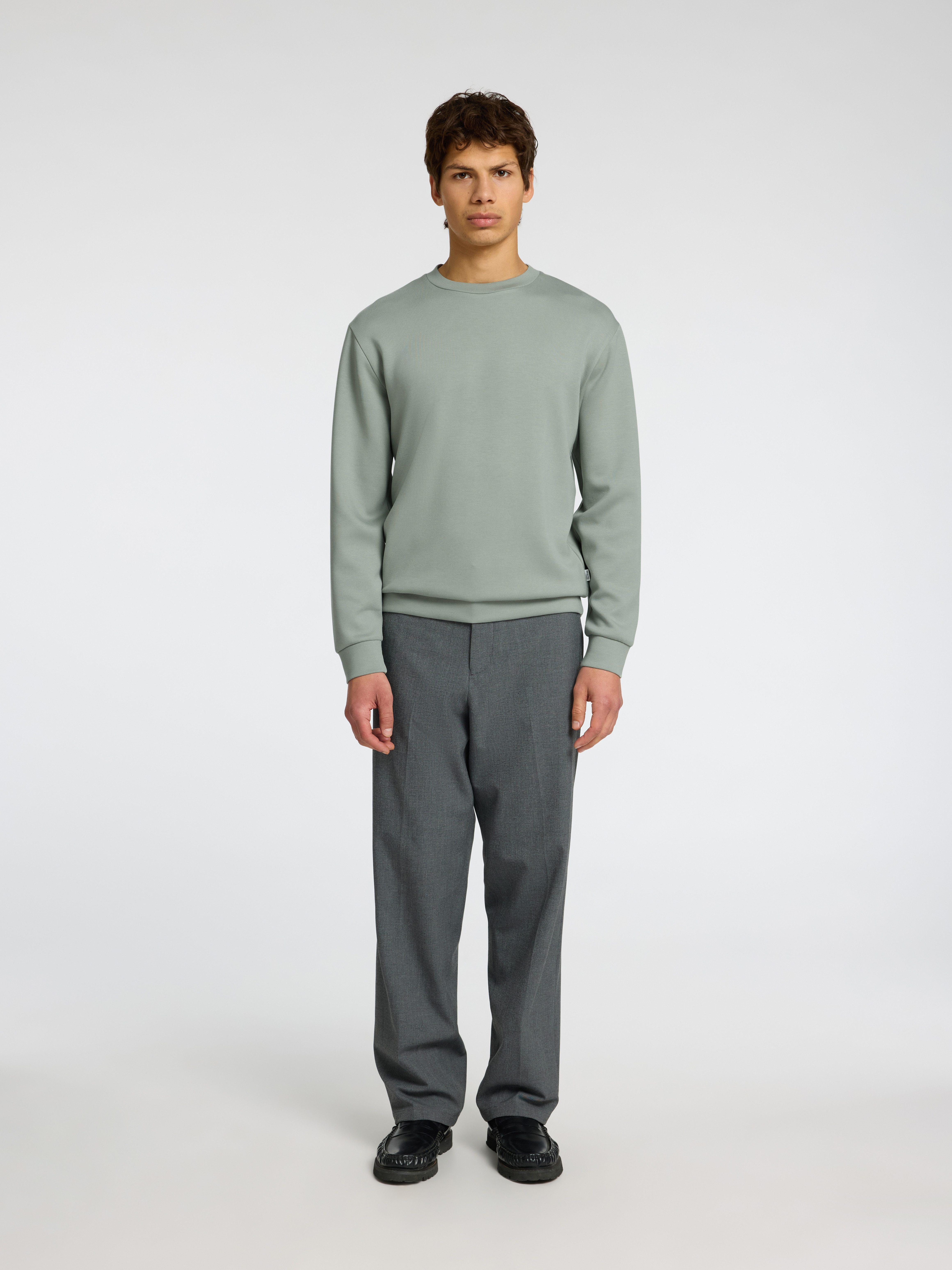 SELECTED HOMME Sweatshirt SLHEMANUEL SOFT CREW NECK SWEAT NOOS