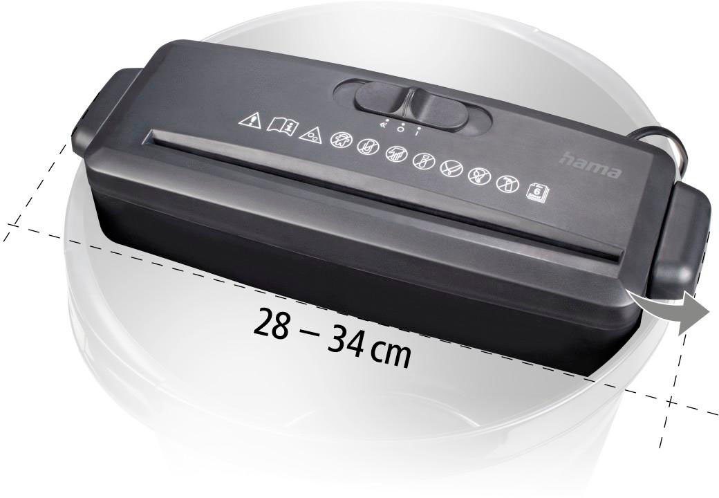 Hama Opzet-papiervernietiger Mini S6, Shredder met veiligheidsniveau P1