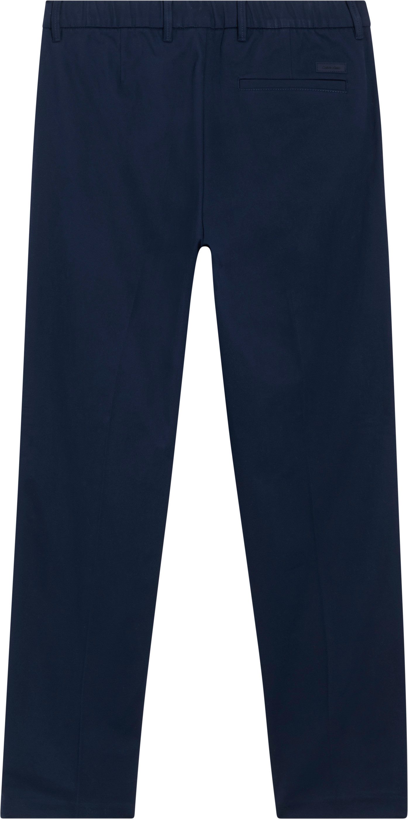 Calvin Klein Bandplooibroek SATEEN STRETCH TAPERED PLEAT