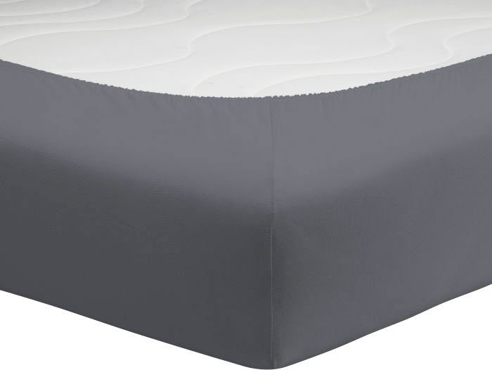 Schlafgut Hoeslaken Mako-jersey van 100% katoen, bedlakens voor matrassen tot 20 cm hoogte, in 90x200, 140x200 of 180x200 cm (1 stuk)