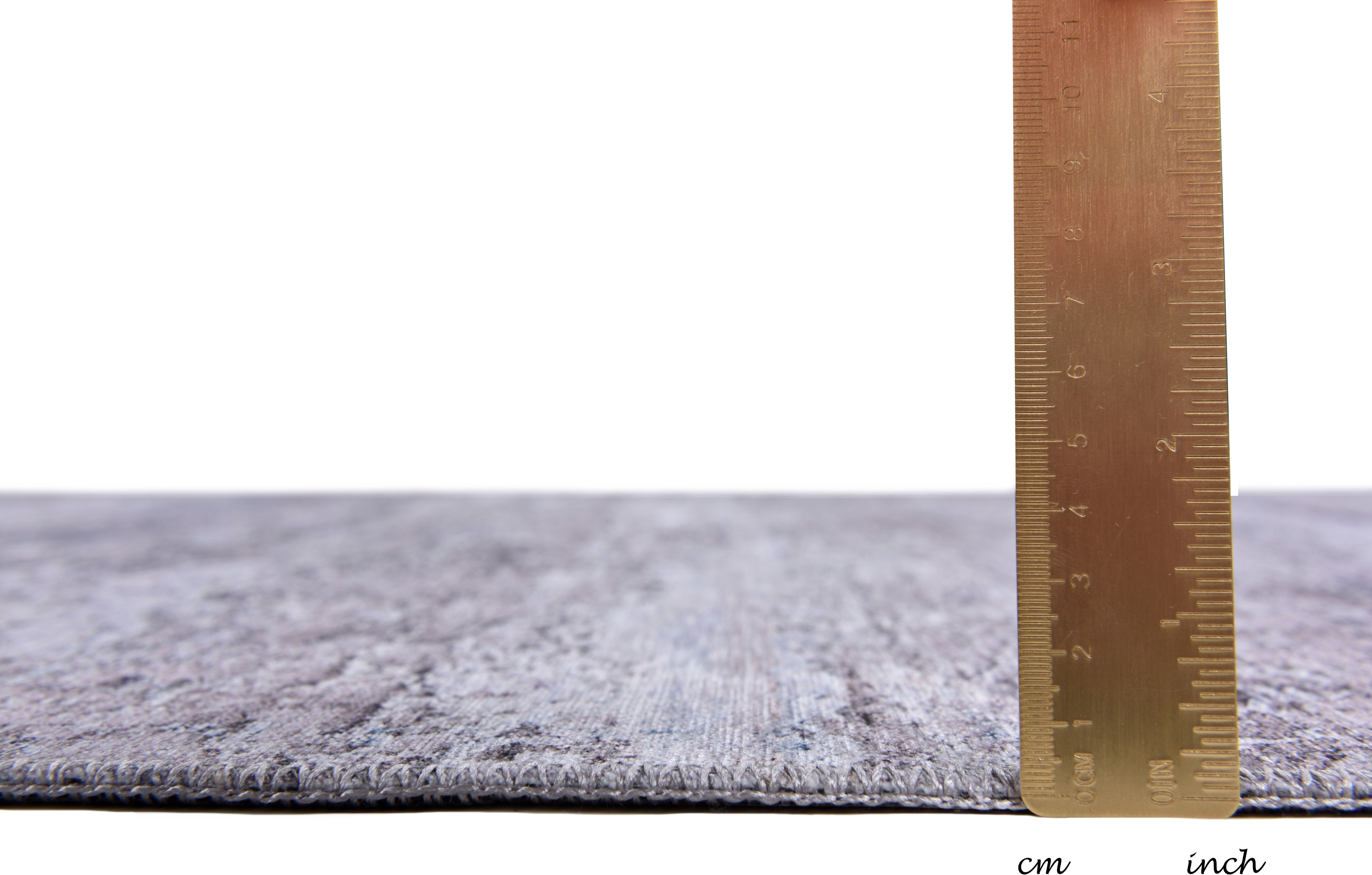 Gino Falcone Vloerkleed Cecilia 061 Platweefsel, gedessineerd, vintage-design