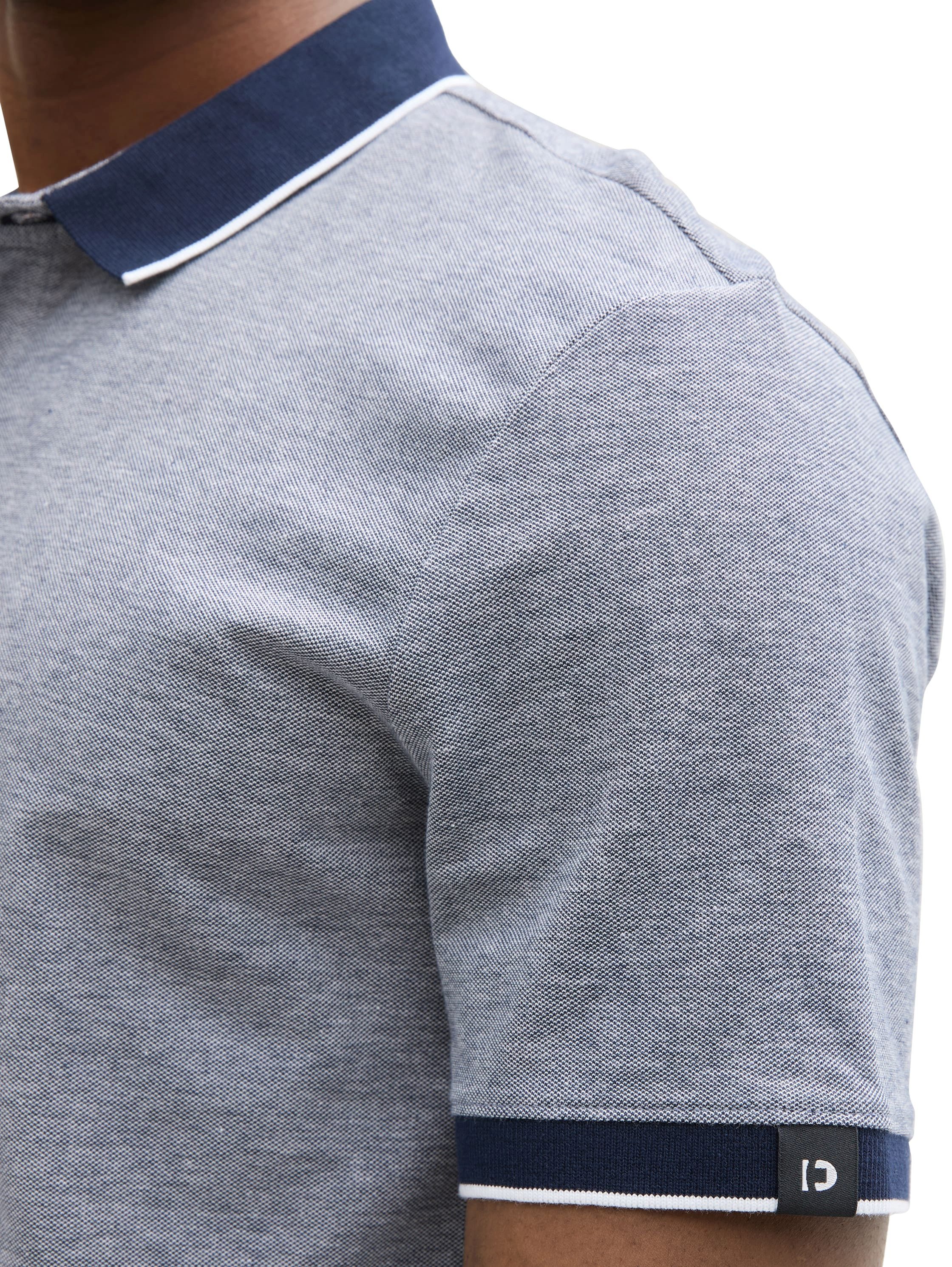 Tom Tailor Denim Poloshirt met contrastdetails