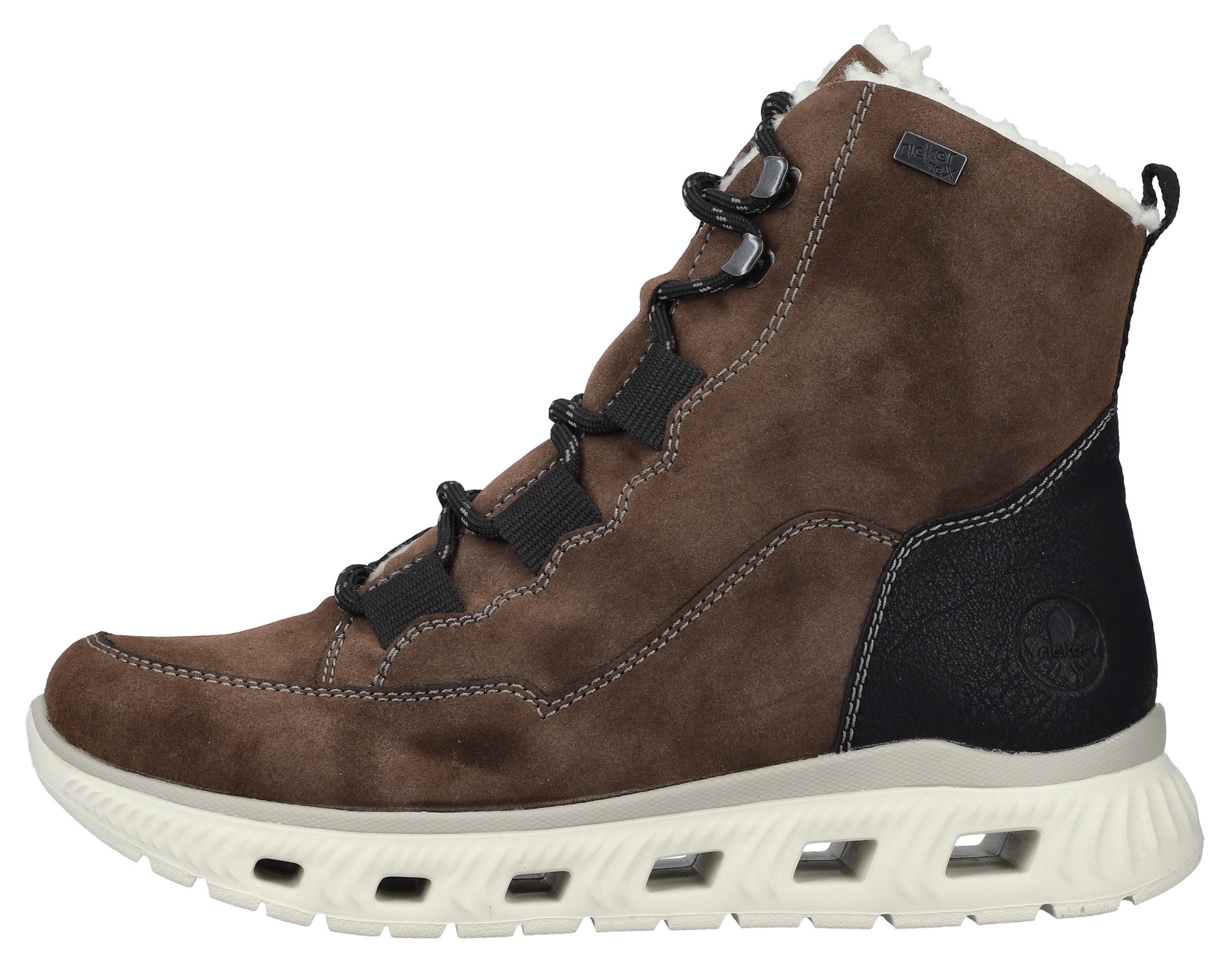 Rieker Winterlaarzen , veterschoenen, outdoorlaarzen met waterafstotende riekertex-membraan