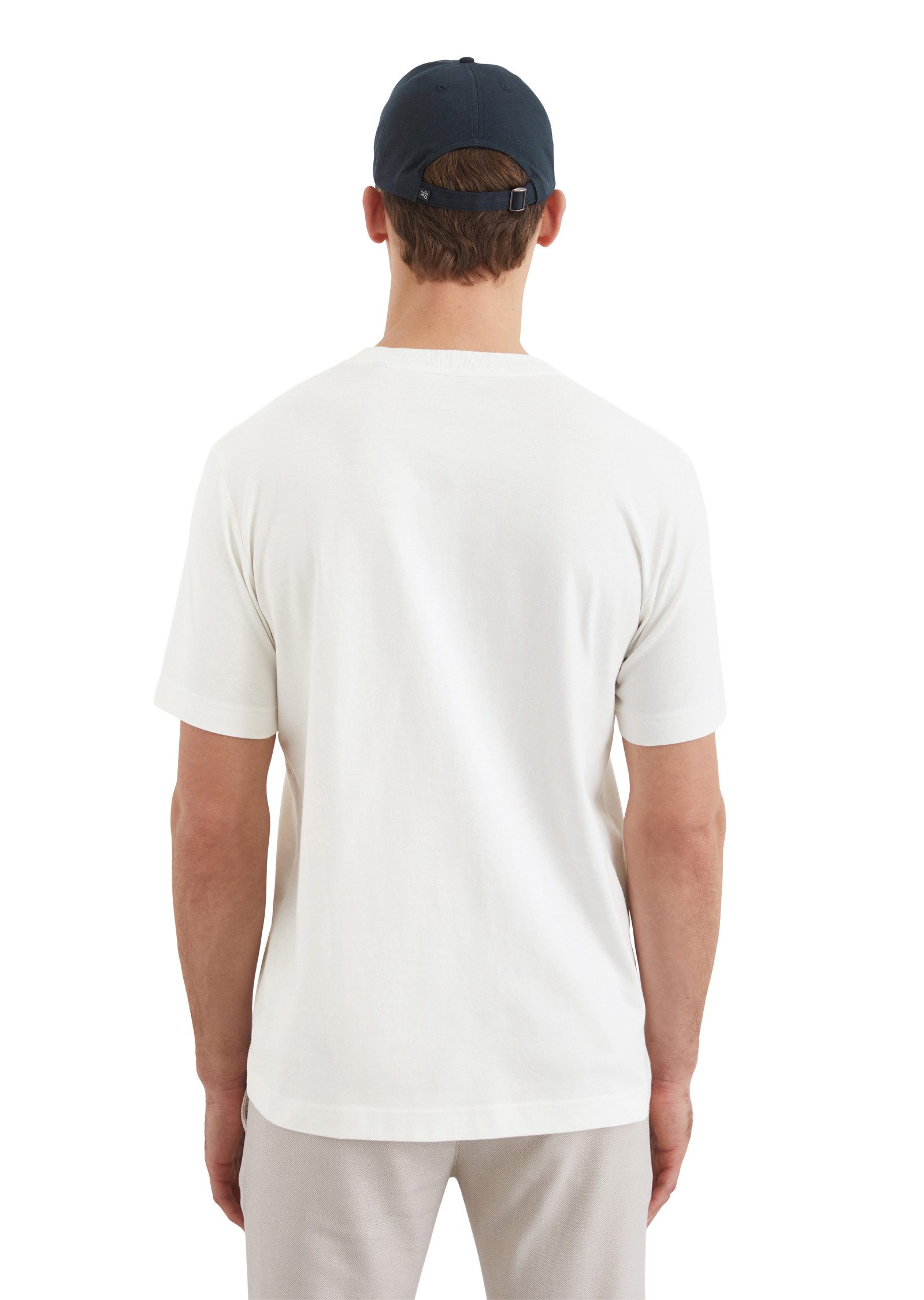 Marc O'Polo T-shirt opvallend logo in 3d-look op de borst