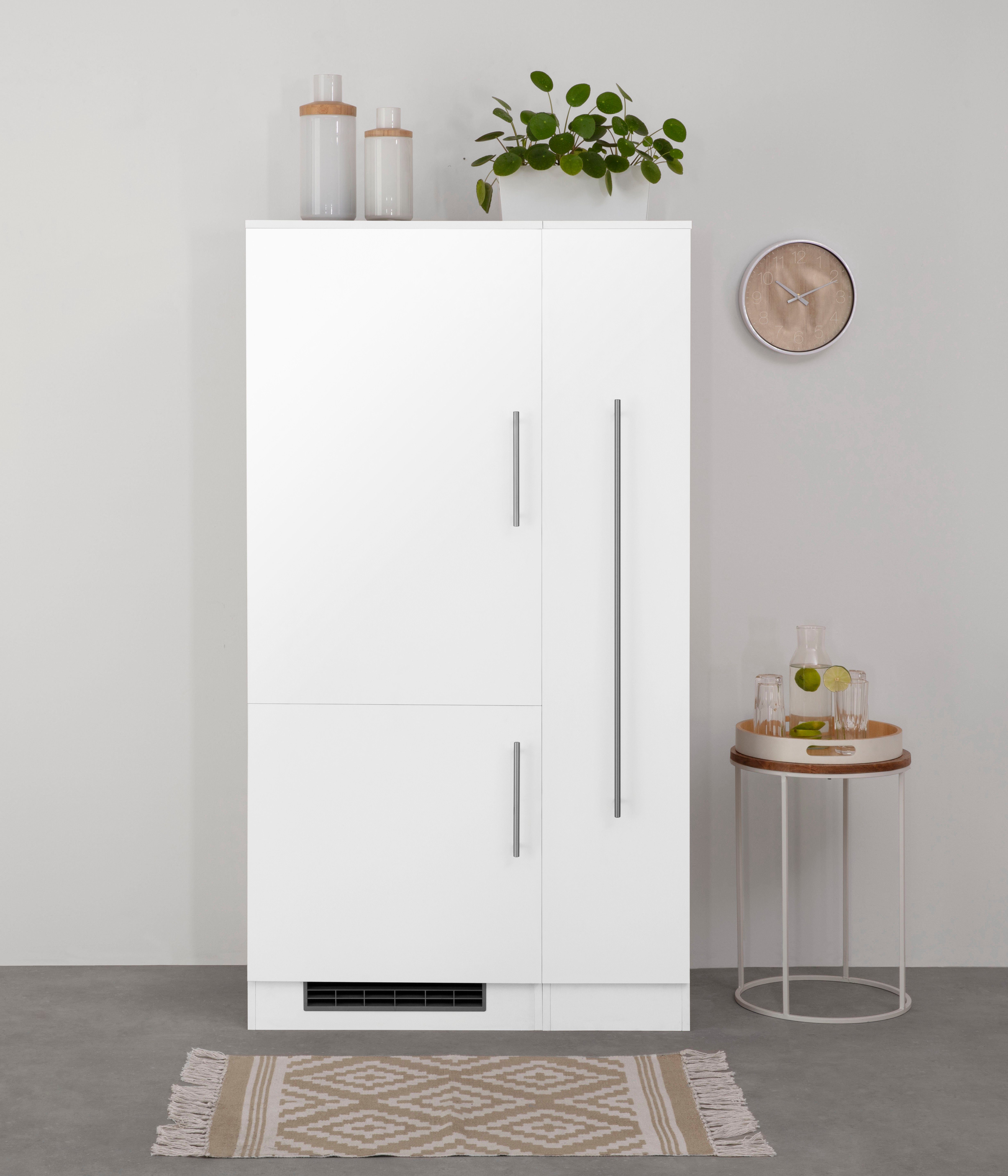 wiho Küchen Keuken Cali Koelombouwkast met opbergruimte, optioneel met elektrische apparaten, breedte 90 cm