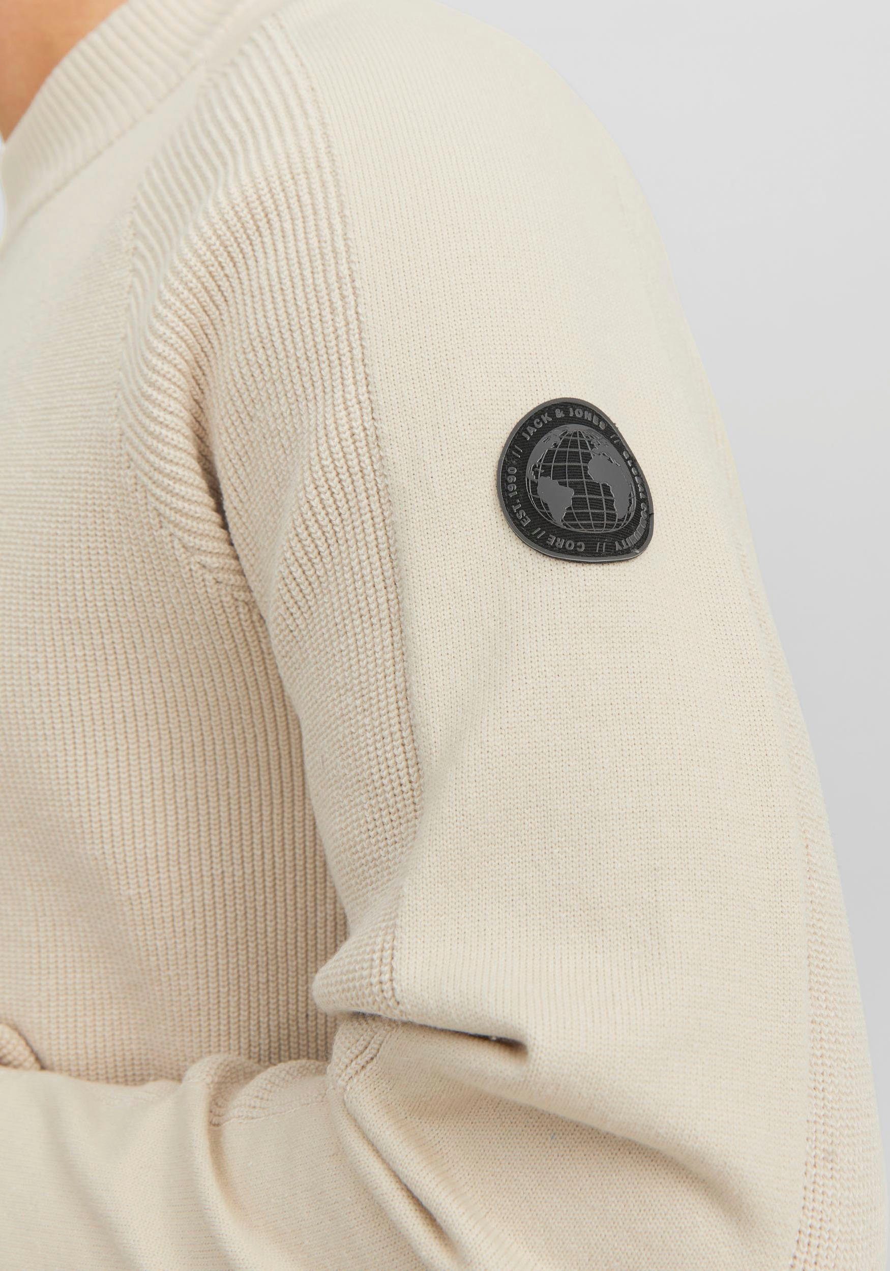Jack & Jones Trui met staande kraag JCOFILO KNIT MOCK NECK SN