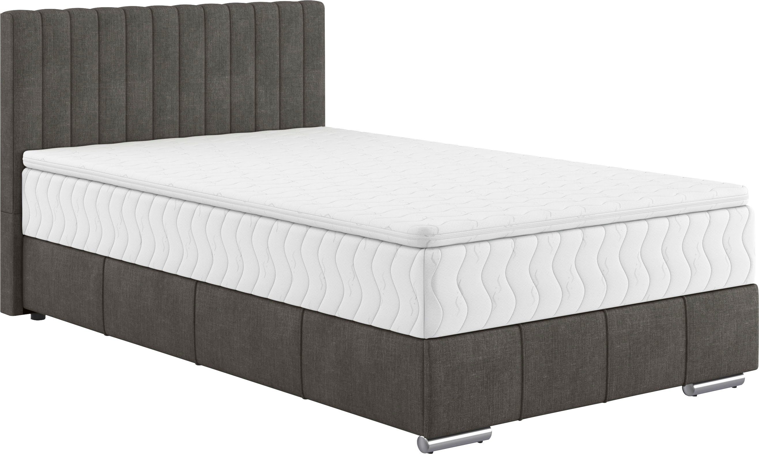 INOSIGN Boxspring Thor met bedbodem, incl. matras, topverkoper Topmatras en sierkussen, in verschillende hardheden beschikbaar