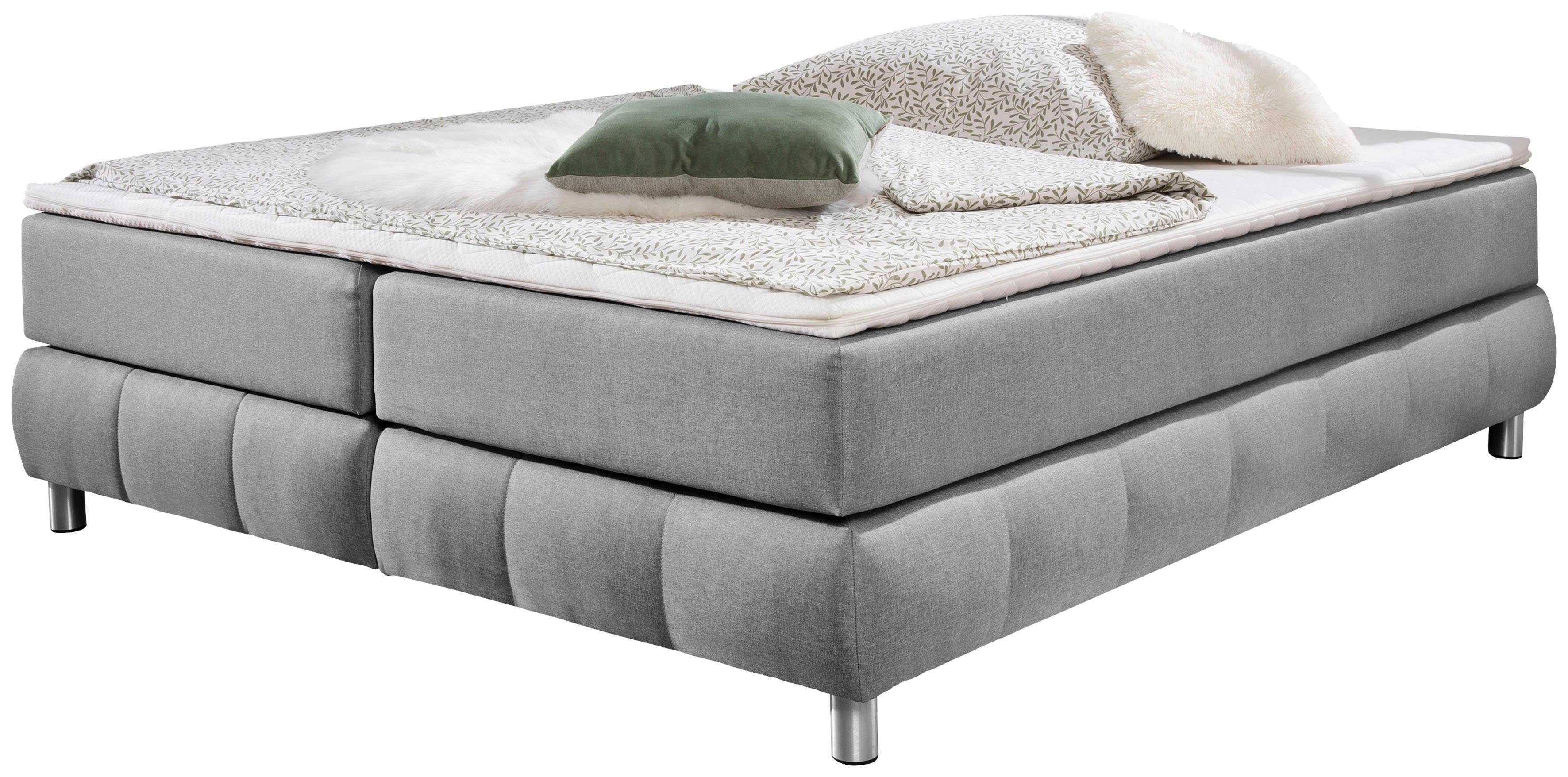 andas Boxspring Salo Zonder hoofdbord, incl. matrastopper, ook in extra lange versie 220 cm verkrijgbaar